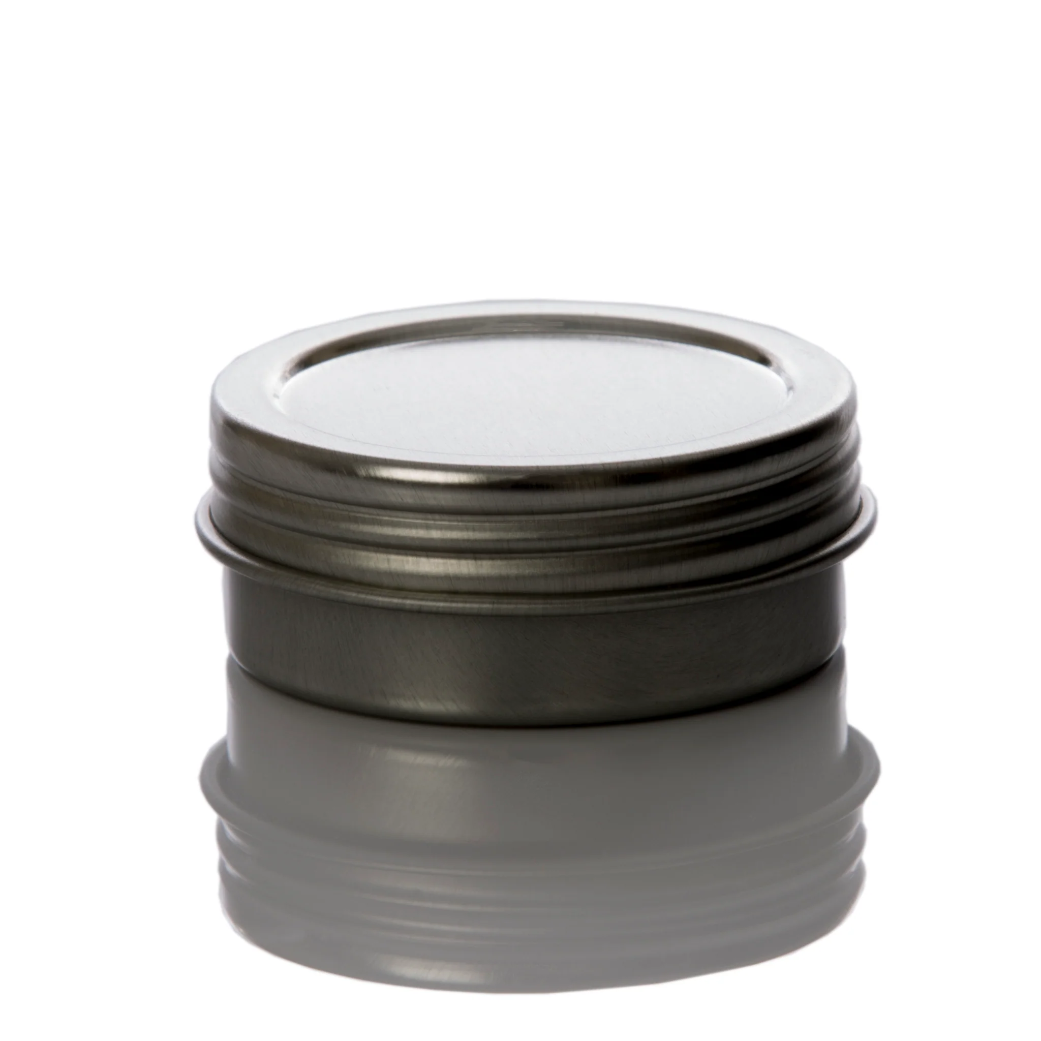 1/2 oz Silver Shallow Screw Top Metal Tin - Image 3