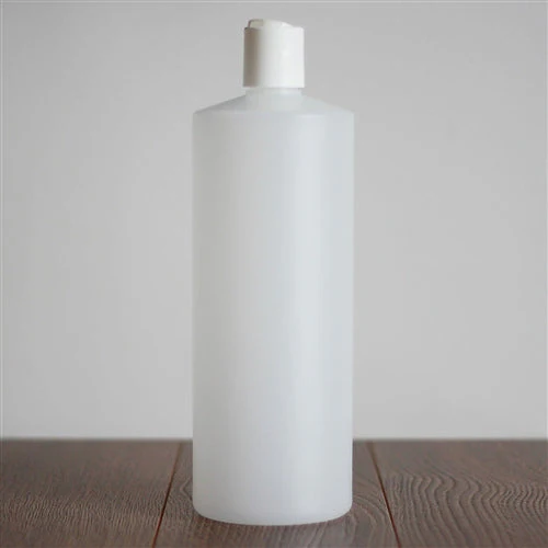 1 Litre Natural HDPE Cylinder with 28-410 Neck - Image 4