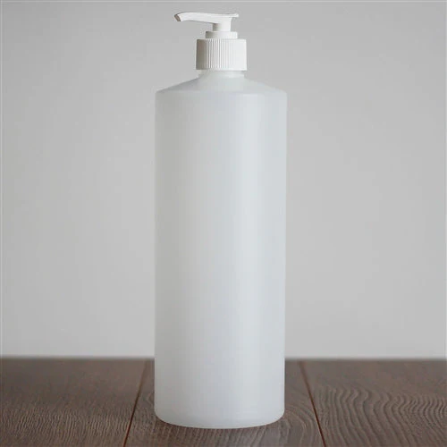 1 Litre Natural HDPE Cylinder with 28-410 Neck - Image 6