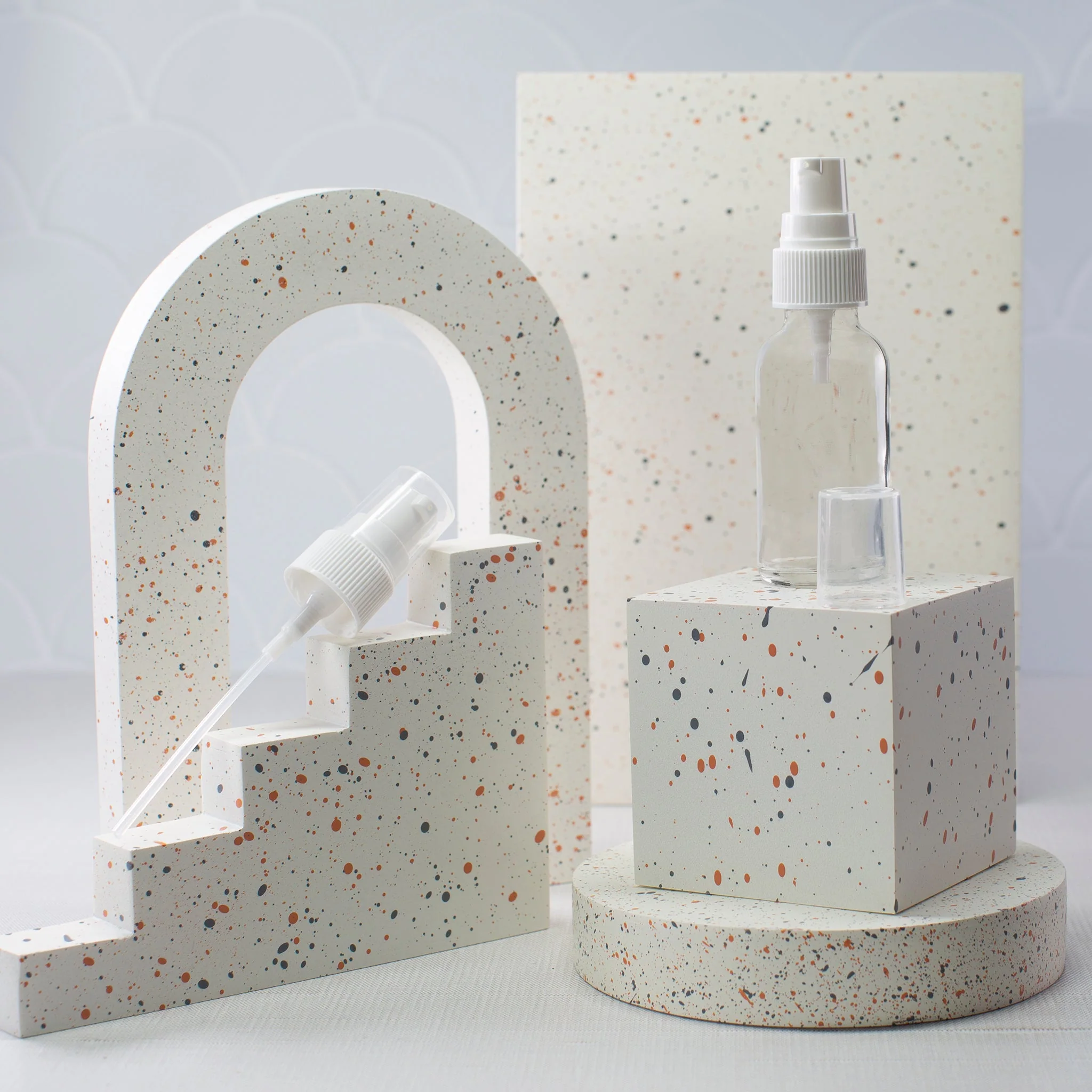 1 oz Clear Glass Bottle with 20-400 Neck - Image 3