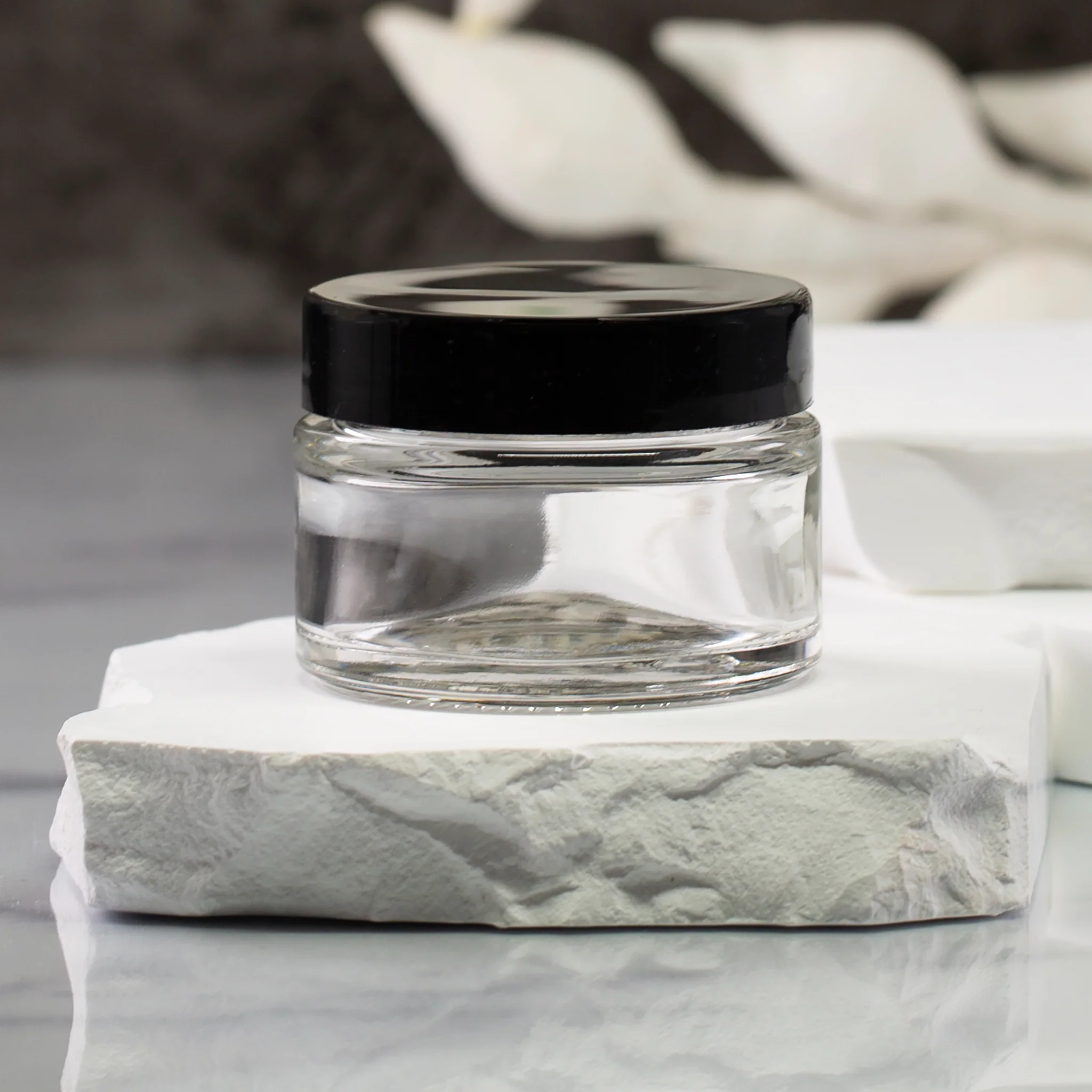 1 oz Clear Glass Jar with 48-400 Neck - Image 4