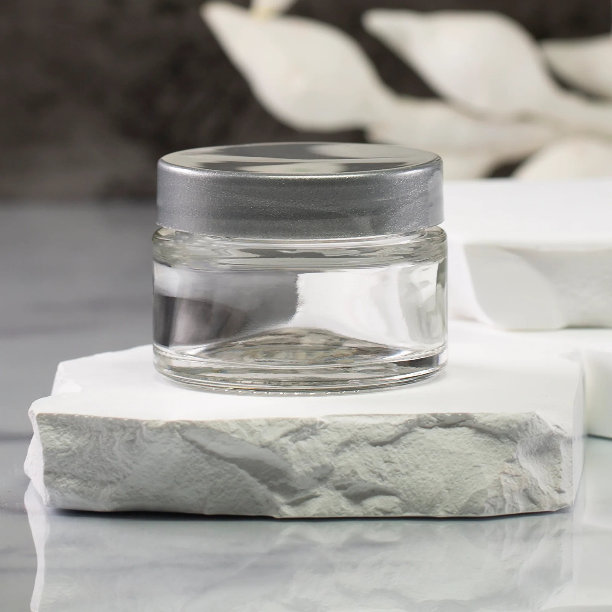 1 oz Clear Glass Jar with 48-400 Neck - Image 5