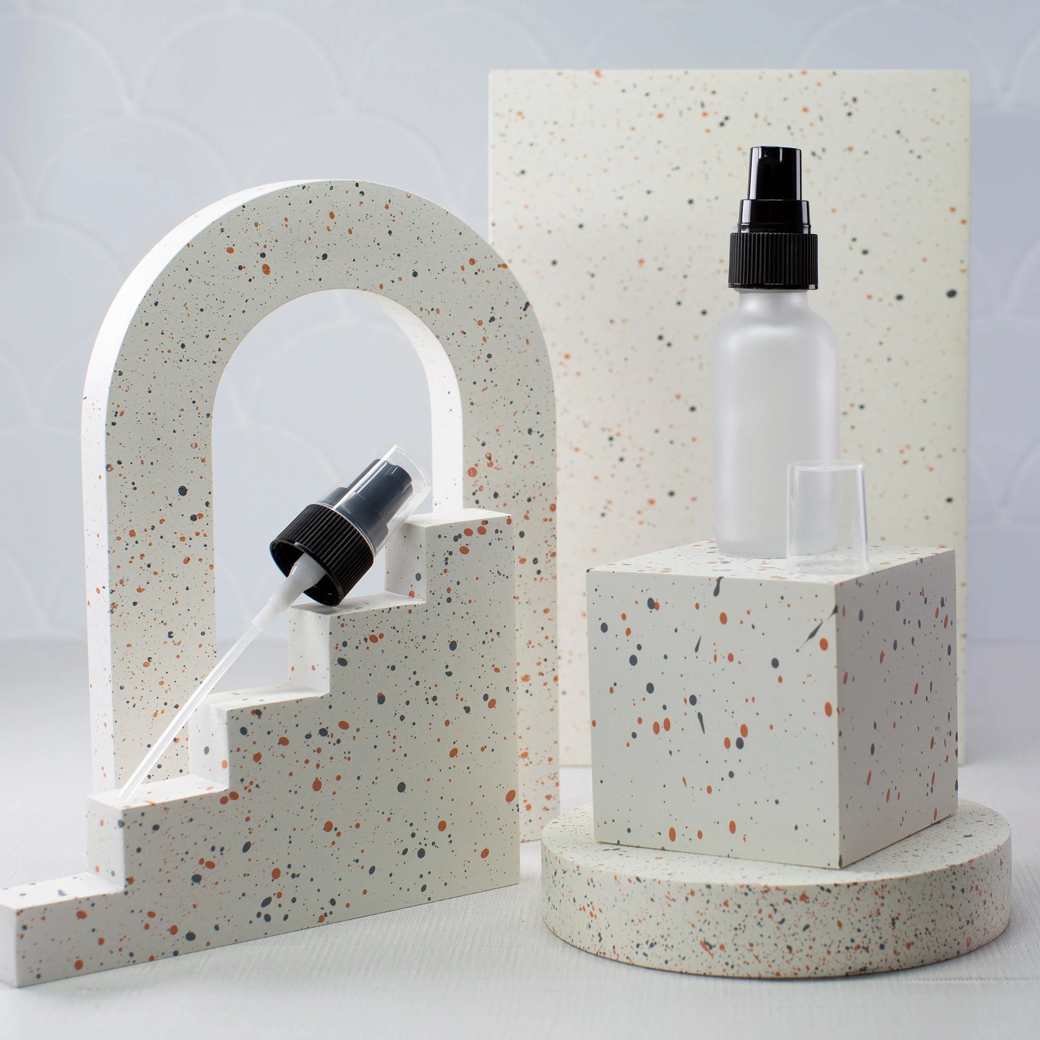 1 oz Frosted Glass Bottle with 20-400 Neck - Image 7