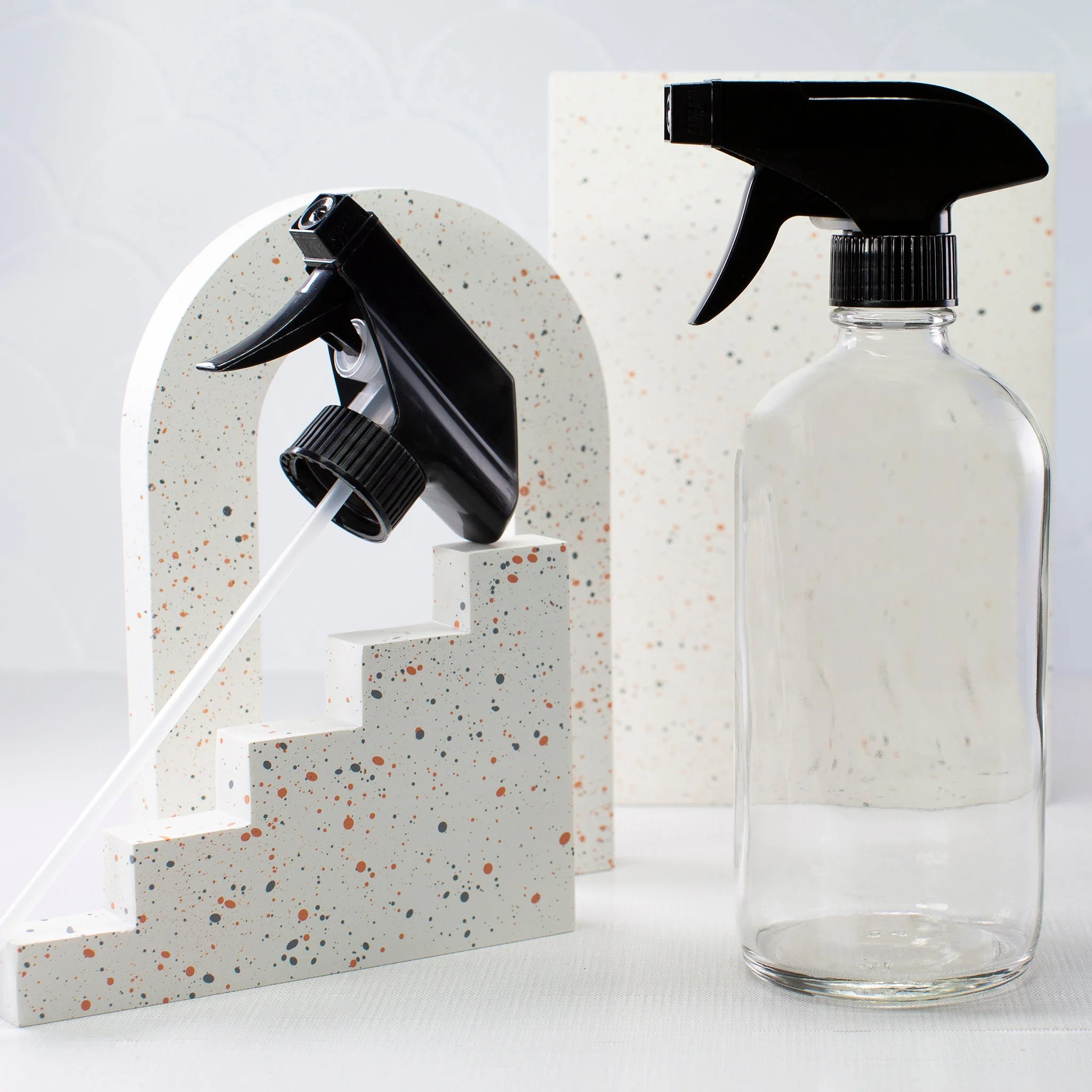 16 oz Clear Glass Bottle with 28-400 Neck - Image 5