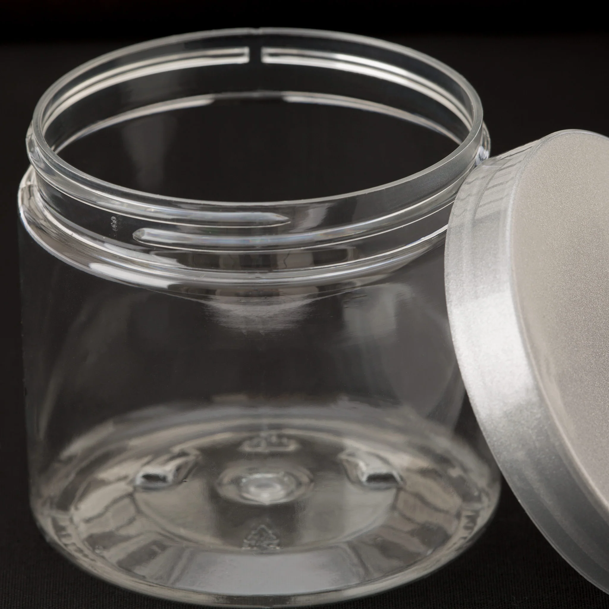 16 oz Clear Straight Sided Jar with 89-400 Neck - Image 5