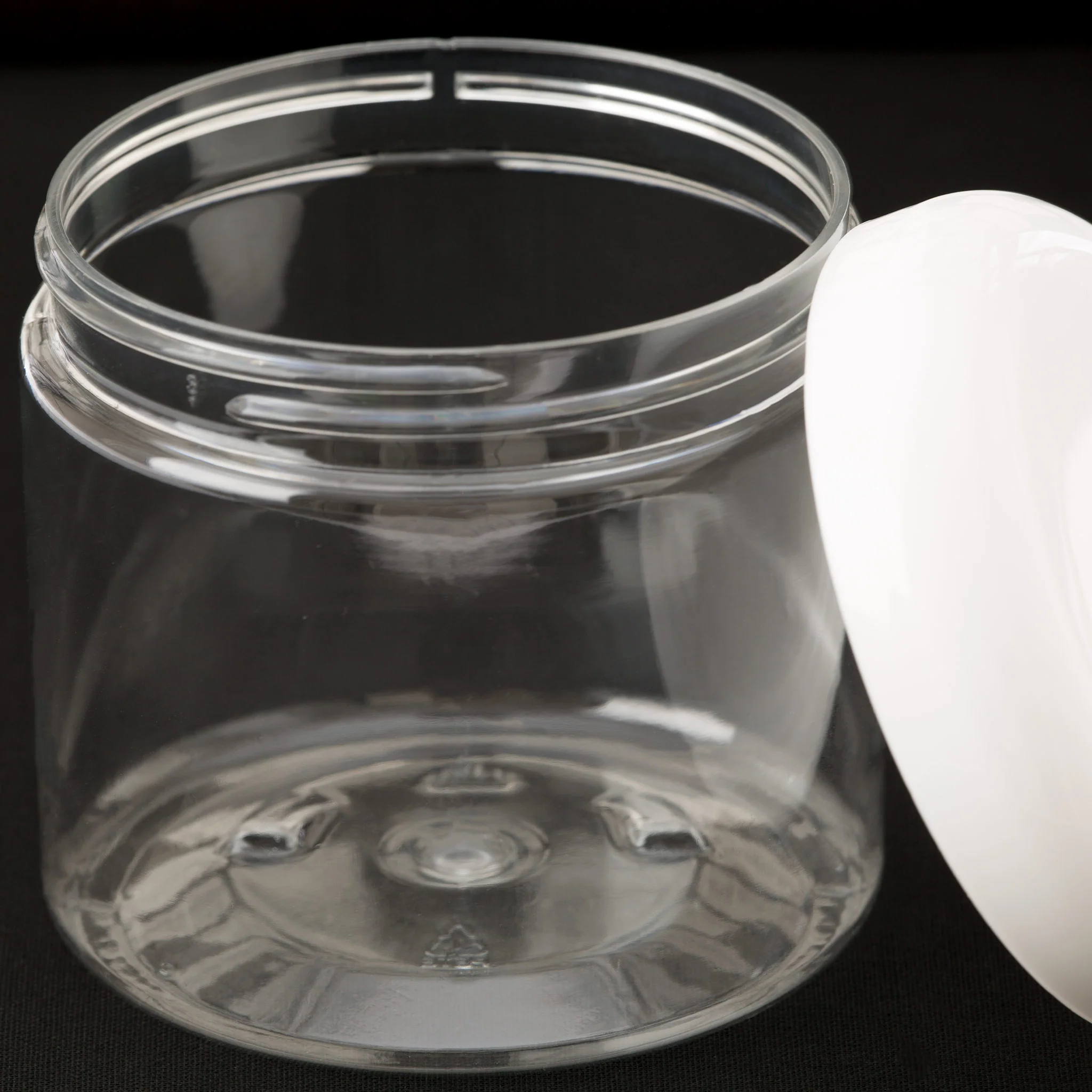 16 oz Clear Straight Sided Jar with 89-400 Neck - Image 7