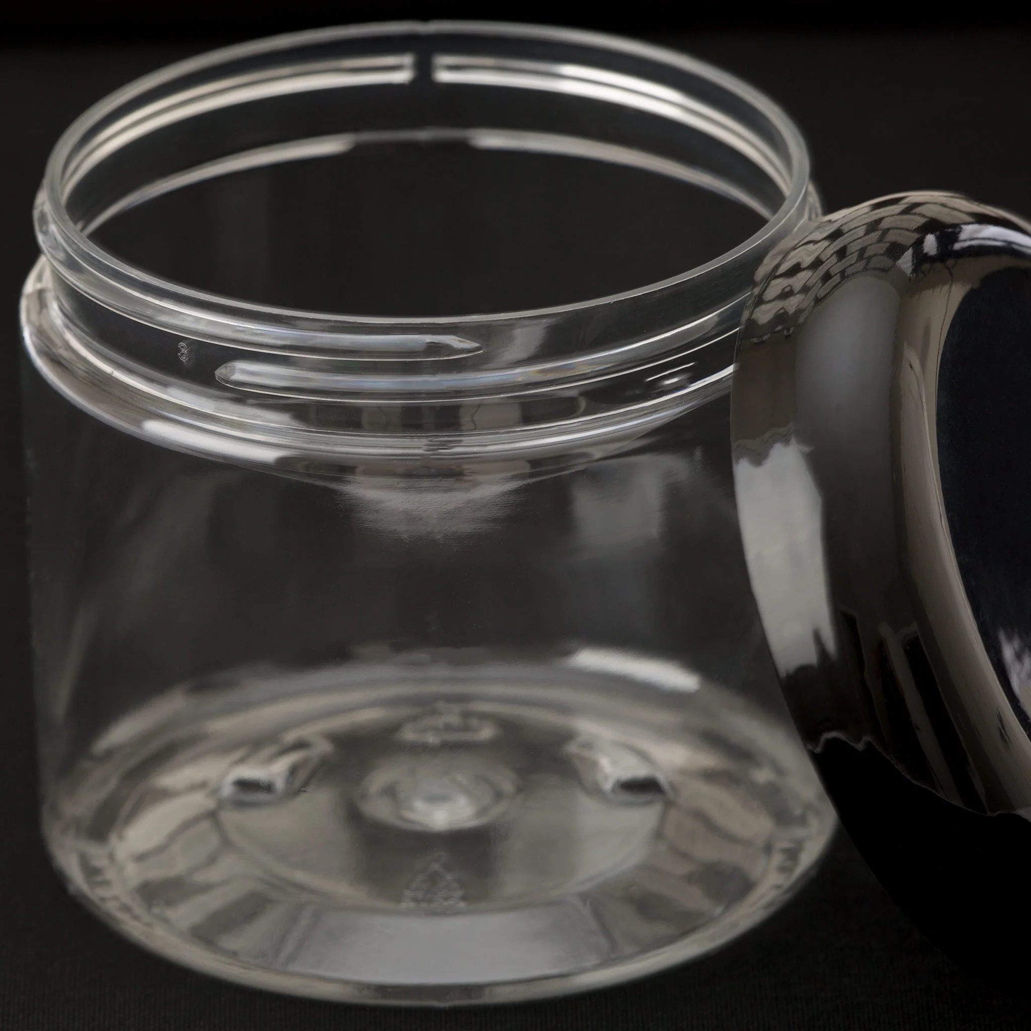 16 oz Clear Straight Sided Jar with 89-400 Neck - Image 8