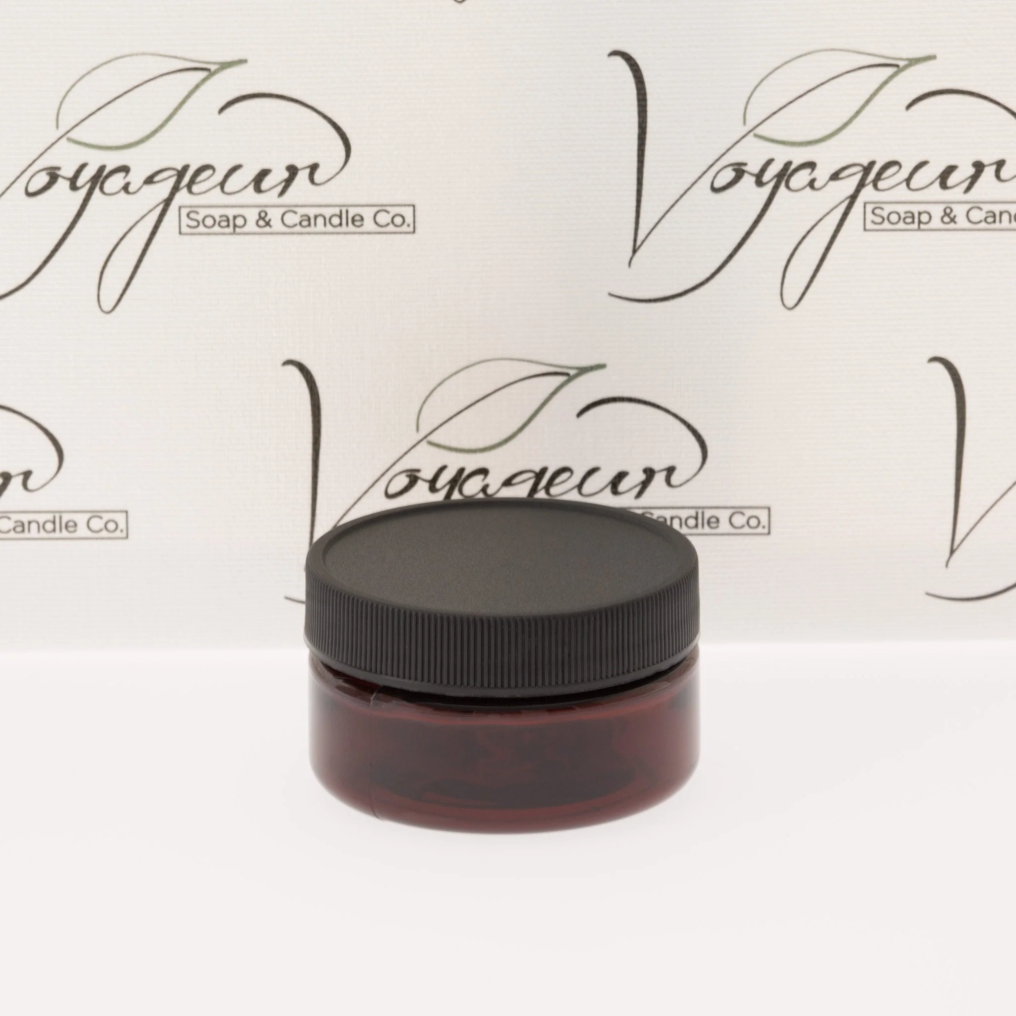 2 oz Amber Shallow Jar with 58-400 Neck - Image 5