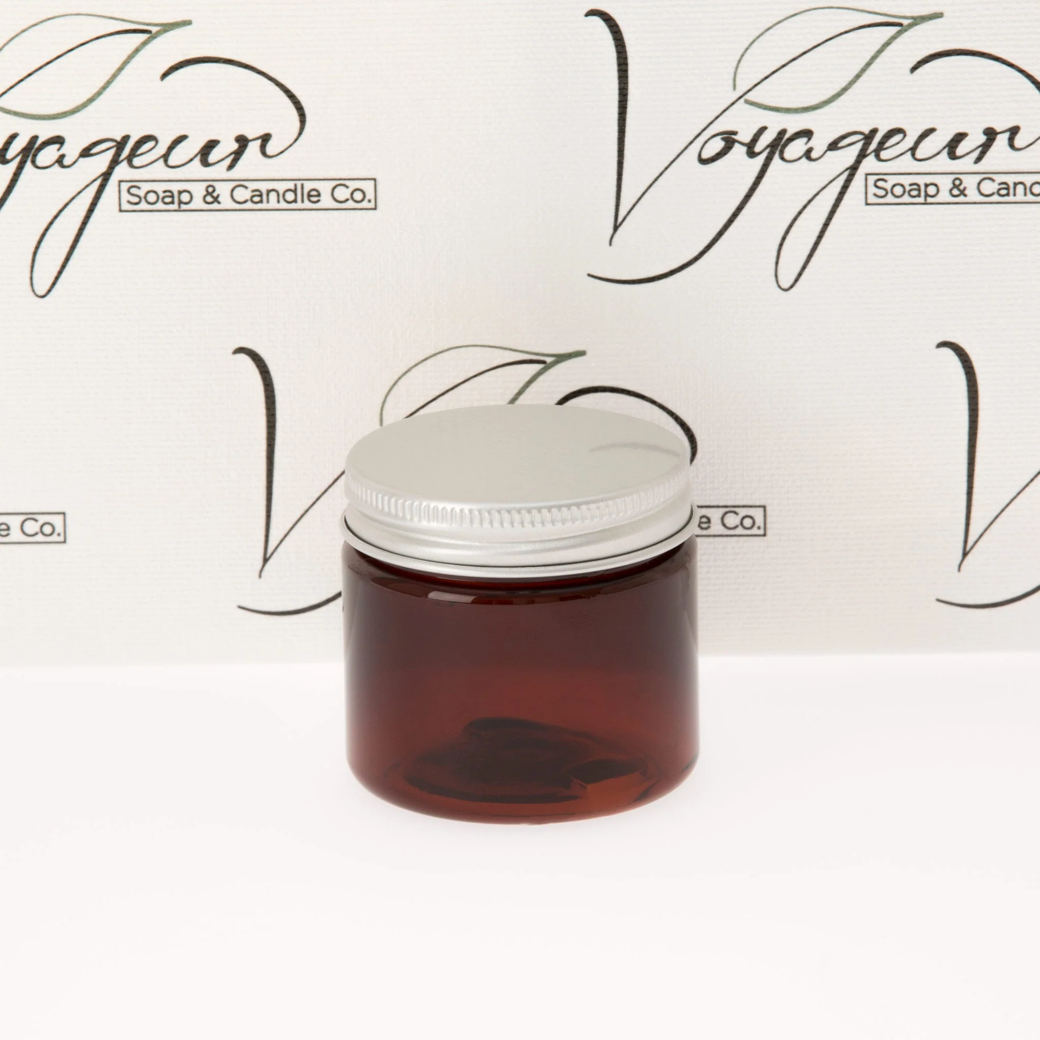 2 oz Amber Straight Sided Jar with 48-400 Neck - Image 7