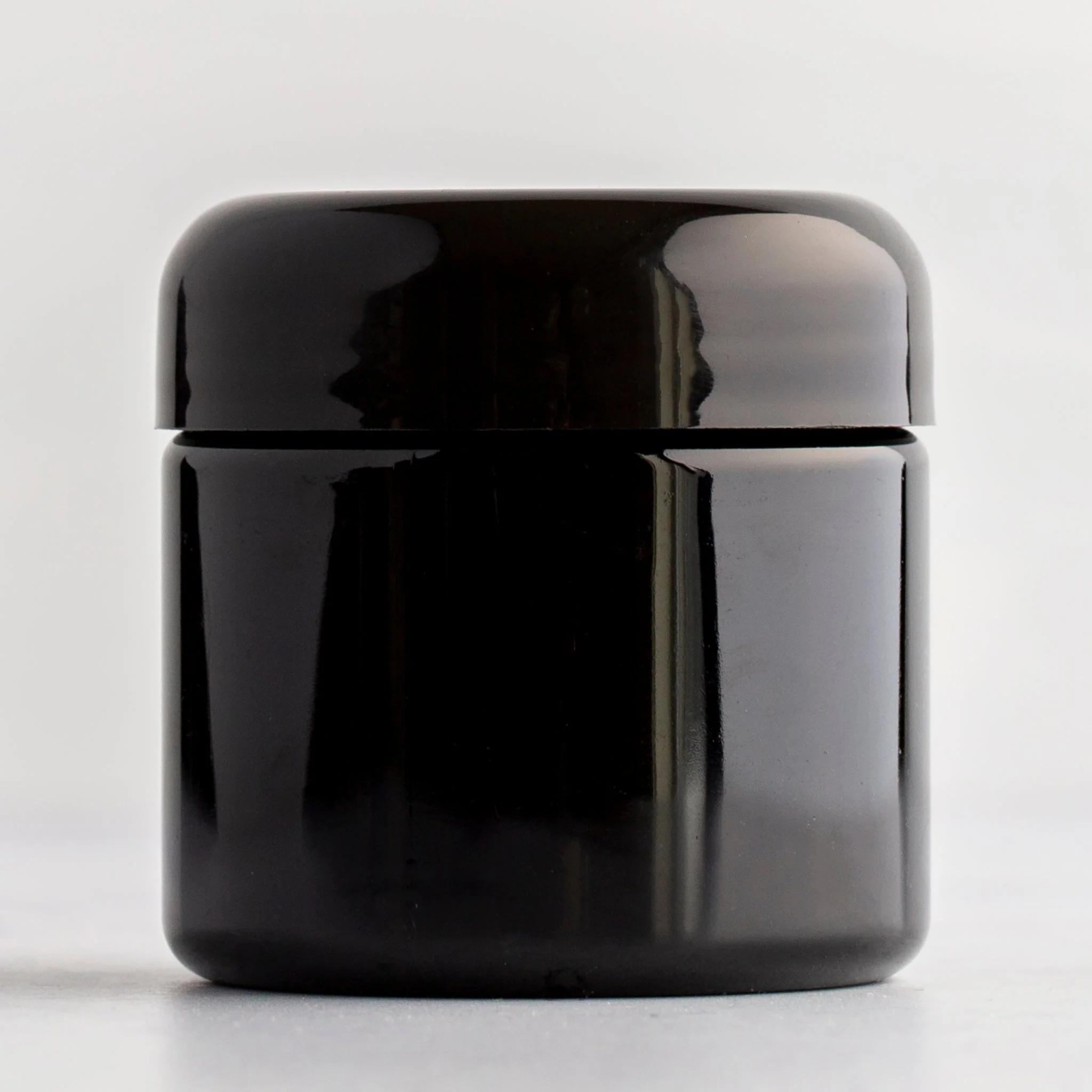 2 oz Black Straight Sided Jar with 48-400 Neck - Image 6