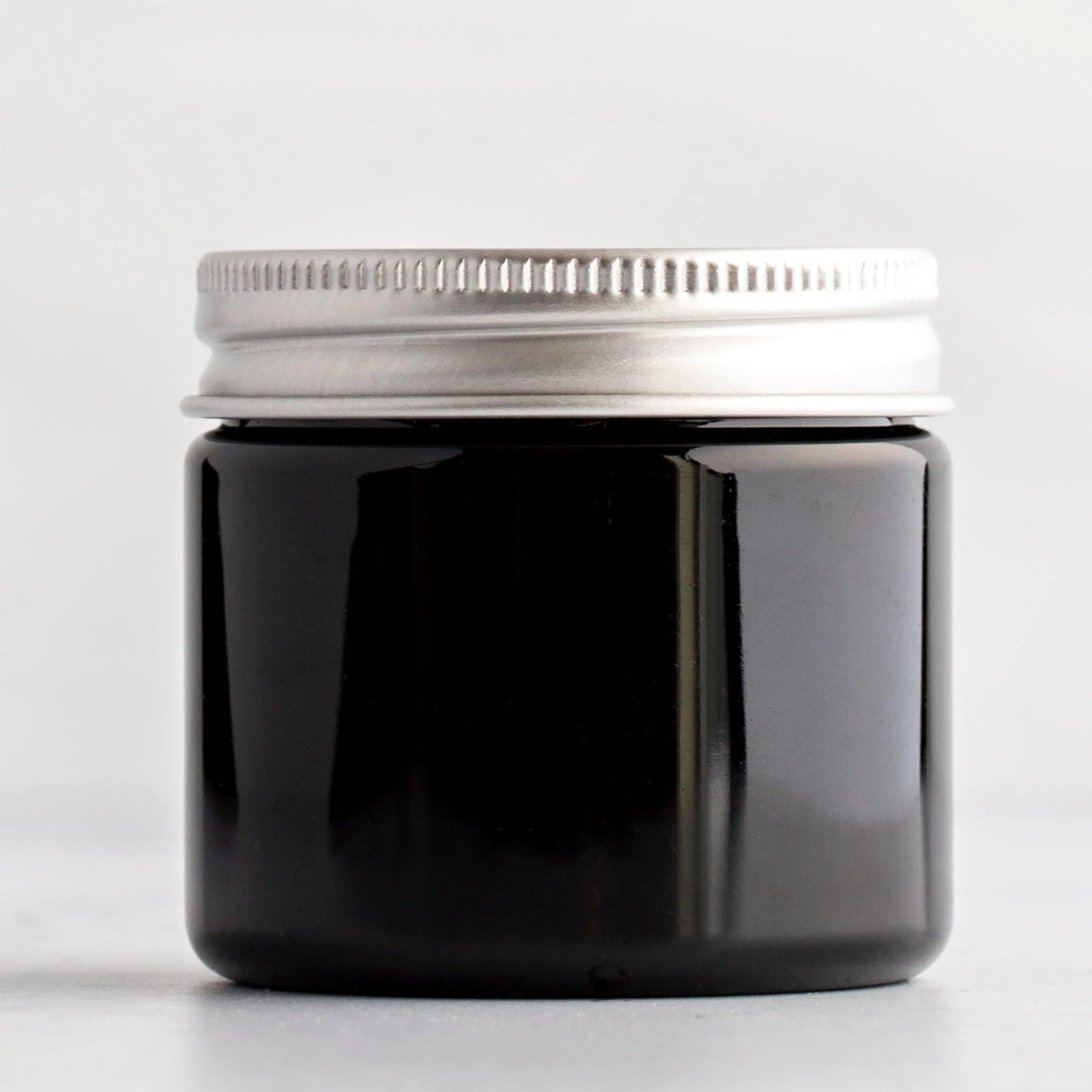 2 oz Black Straight Sided Jar with 48-400 Neck - Image 7