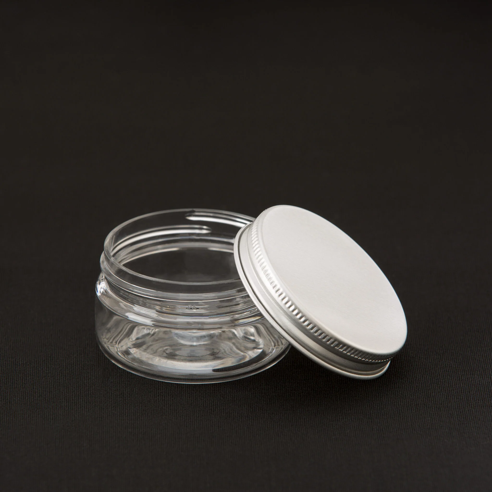 2 oz Clear Shallow Jar with 58-400 Neck - Image 2