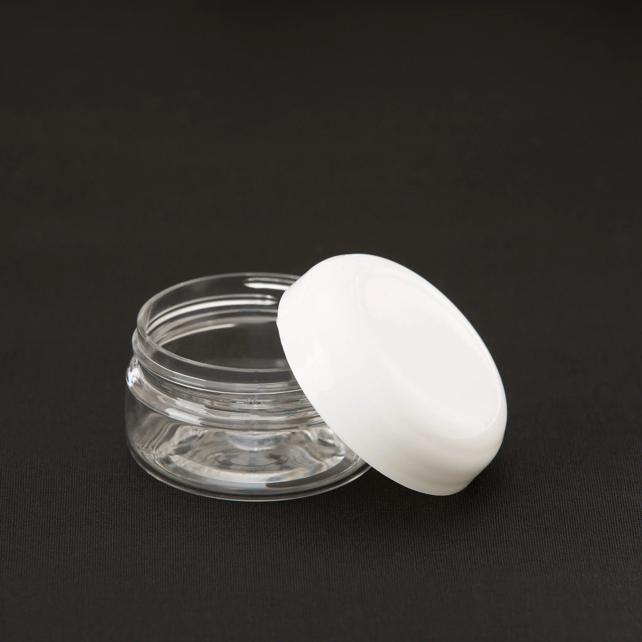 2 oz Clear Shallow Jar with 58-400 Neck - Image 4