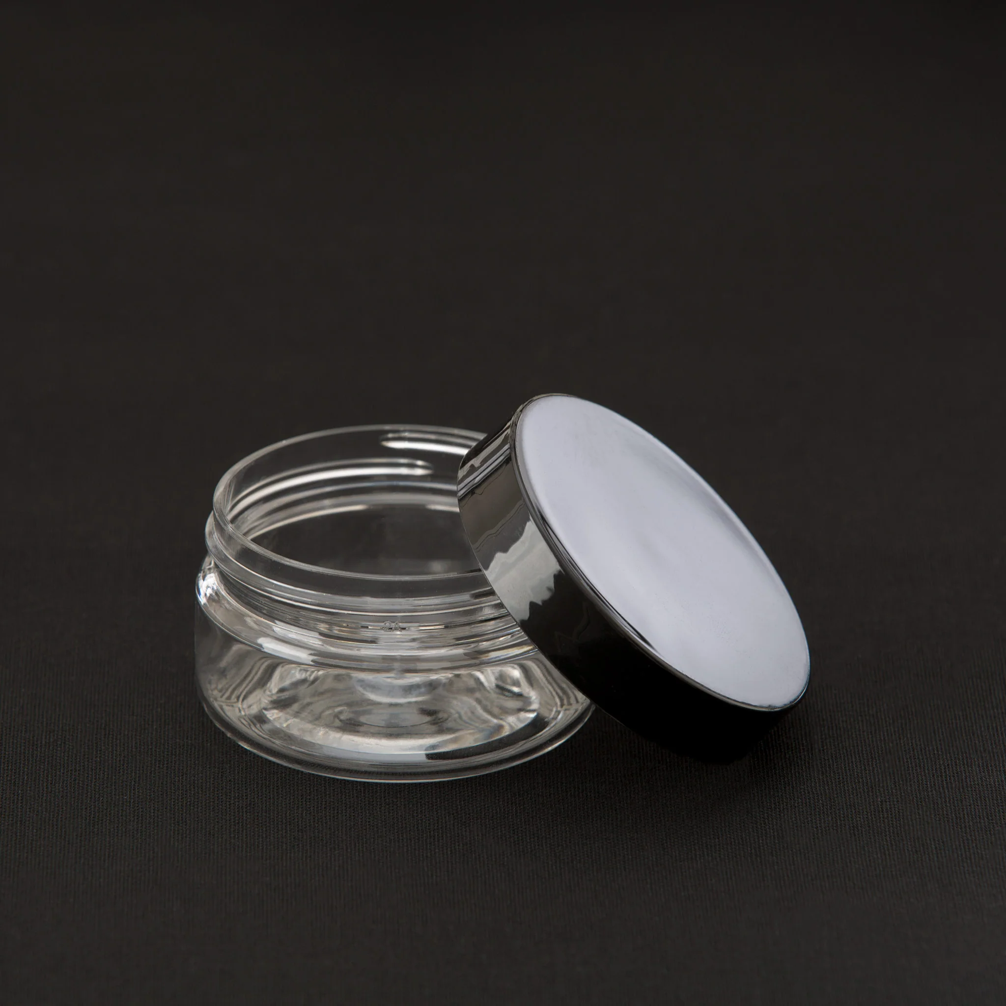 2 oz Clear Shallow Jar with 58-400 Neck - Image 9