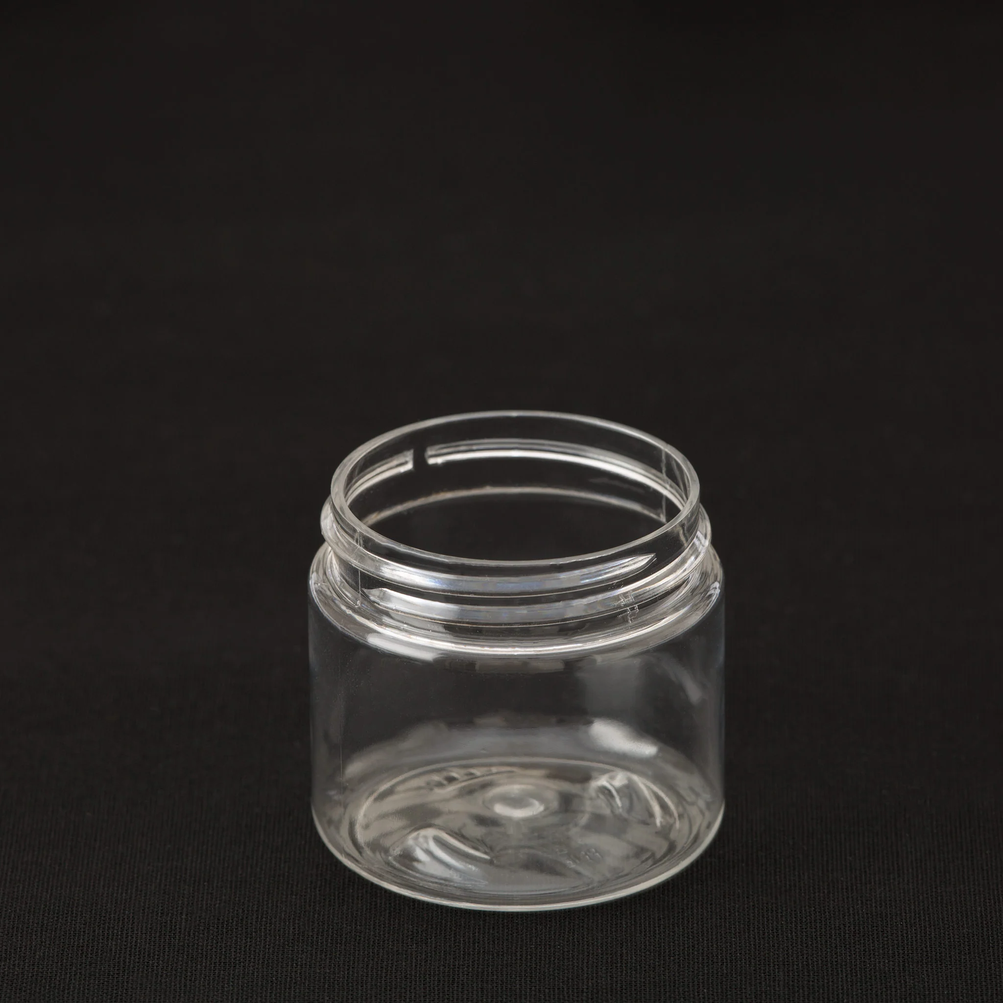 2 oz Clear Straight Sided Jar with 48-400 Neck