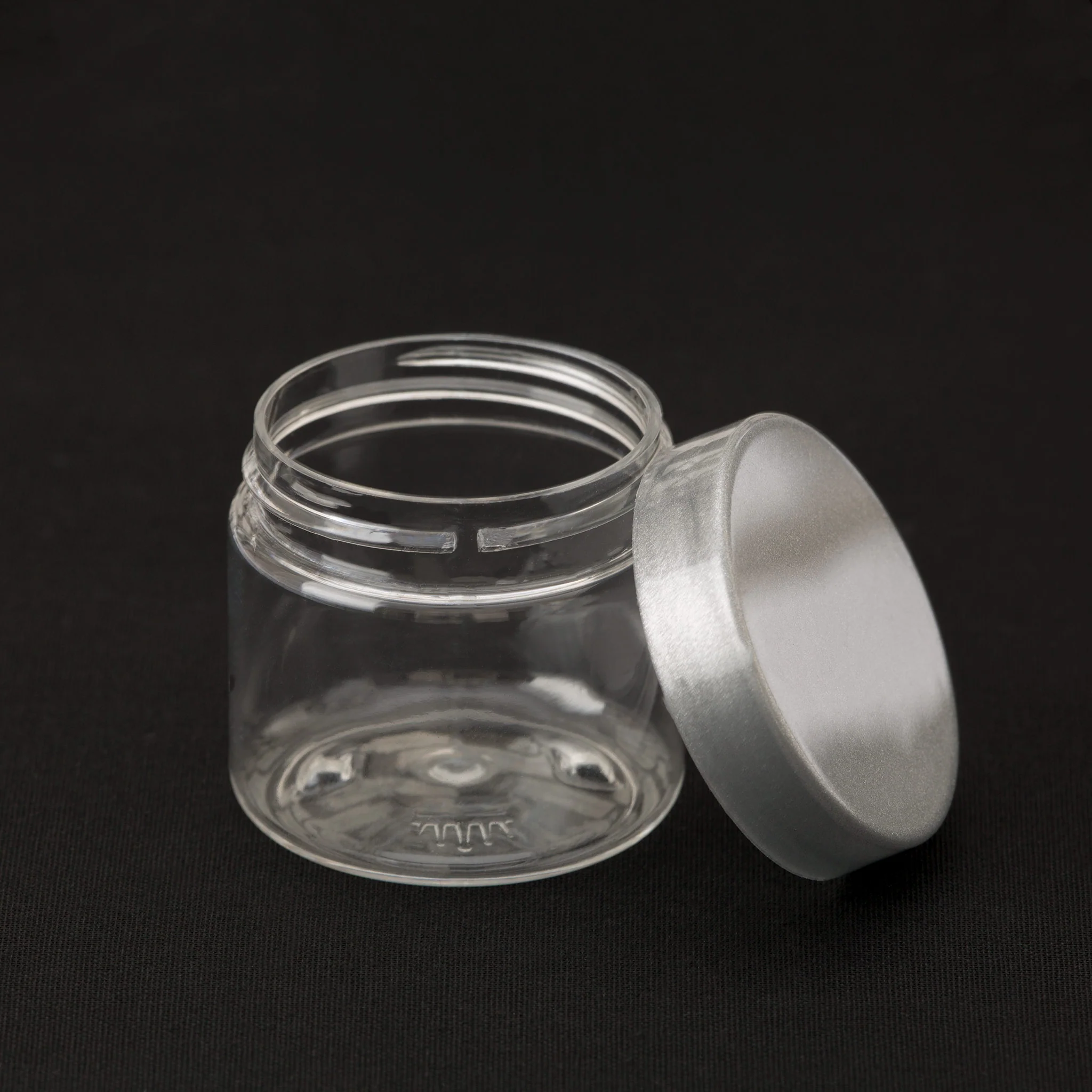 2 oz Clear Straight Sided Jar with 48-400 Neck - Image 2