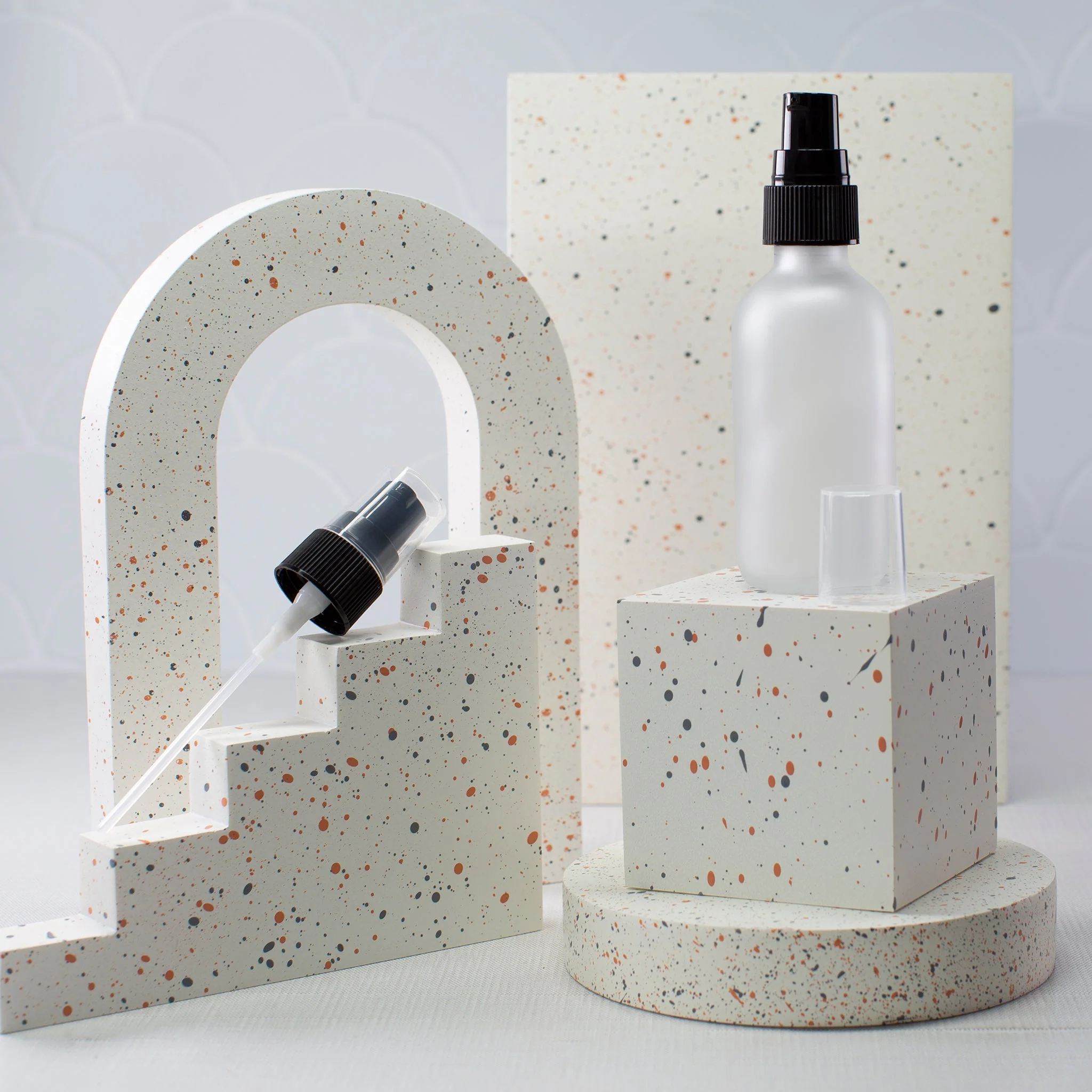 2 oz Frosted Glass Bottle with 20-400 Neck - Image 9