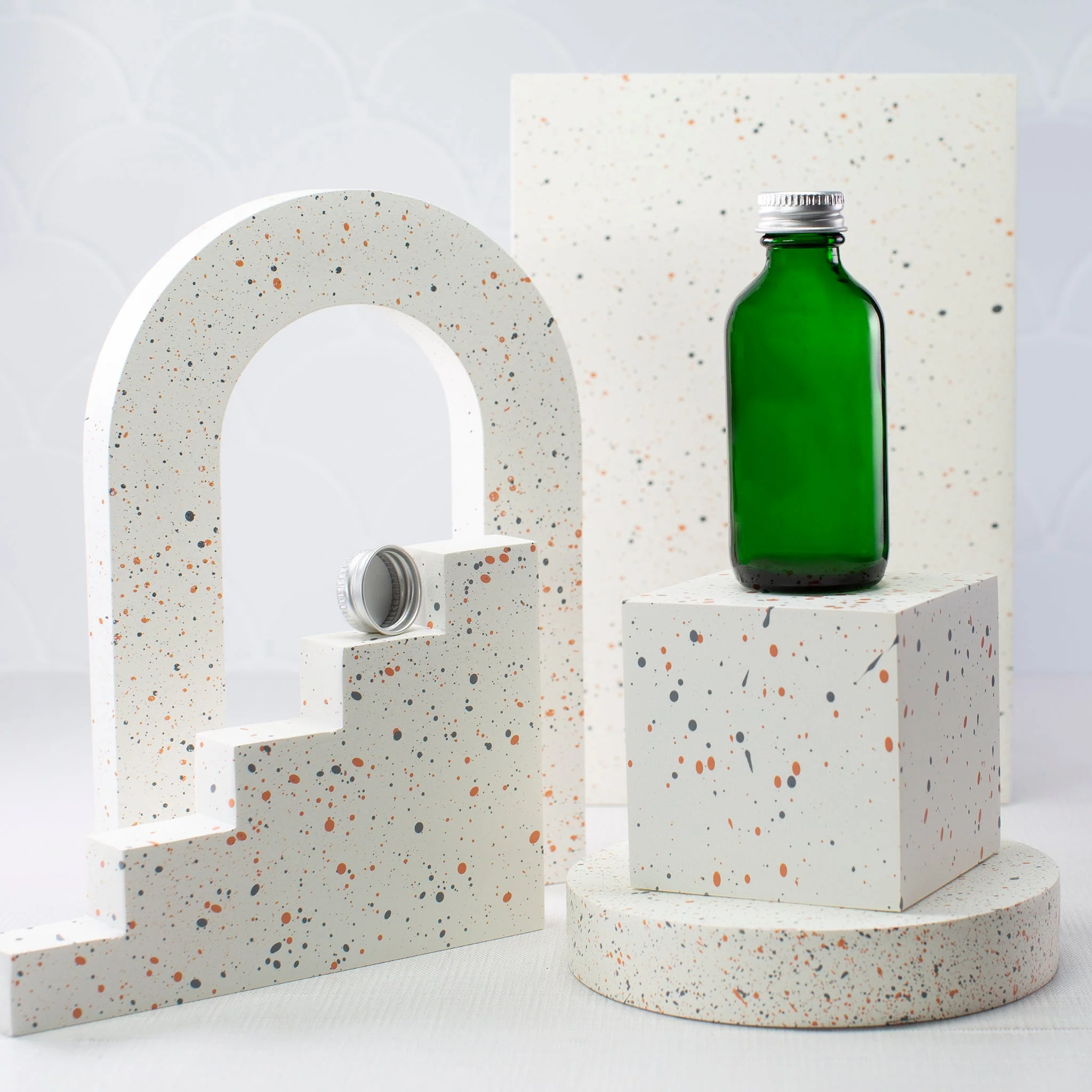 2 oz Green Glass Bottle with 20-400 Neck - Image 7