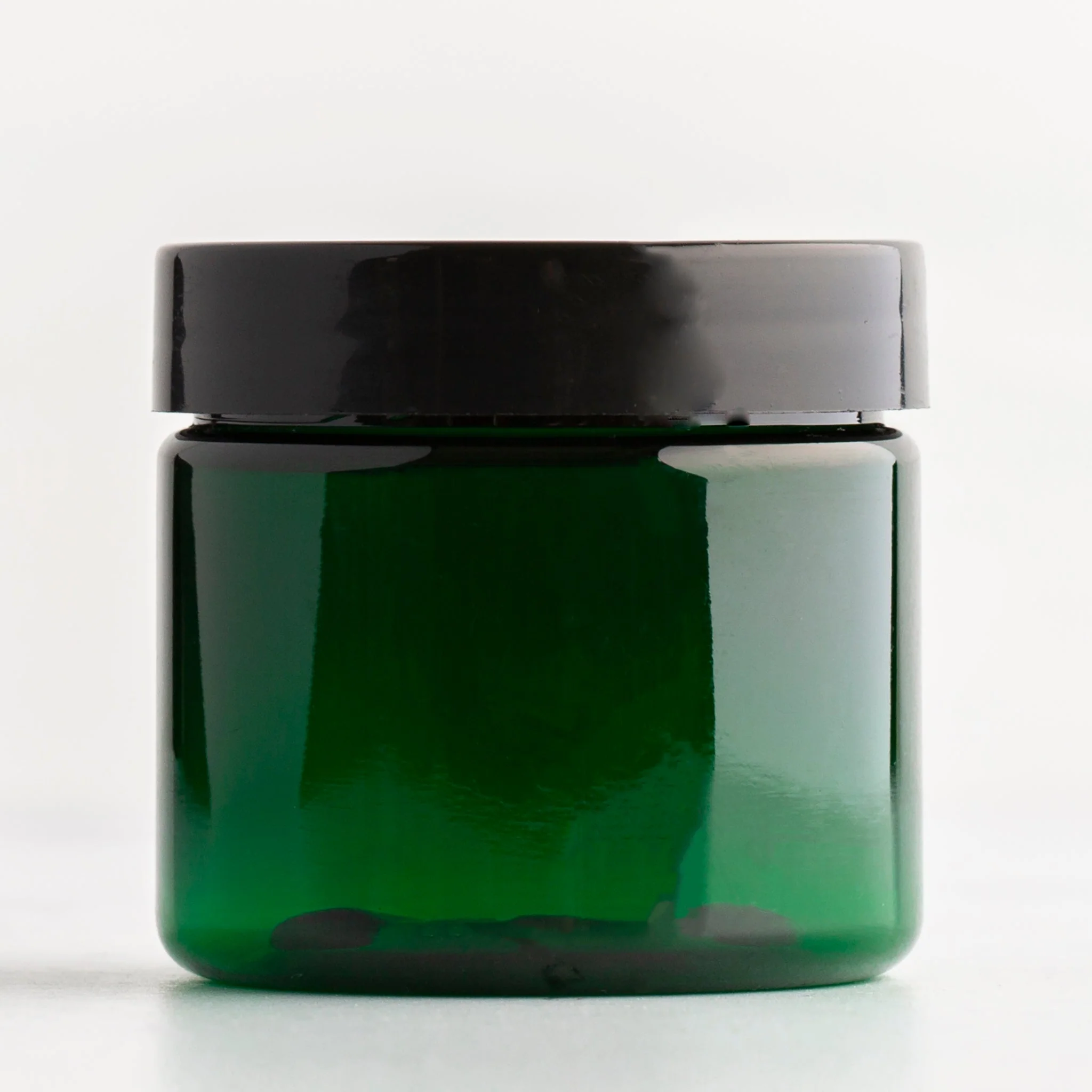 2 oz Green Straight Sided Jar with 48-400 Neck - Image 3
