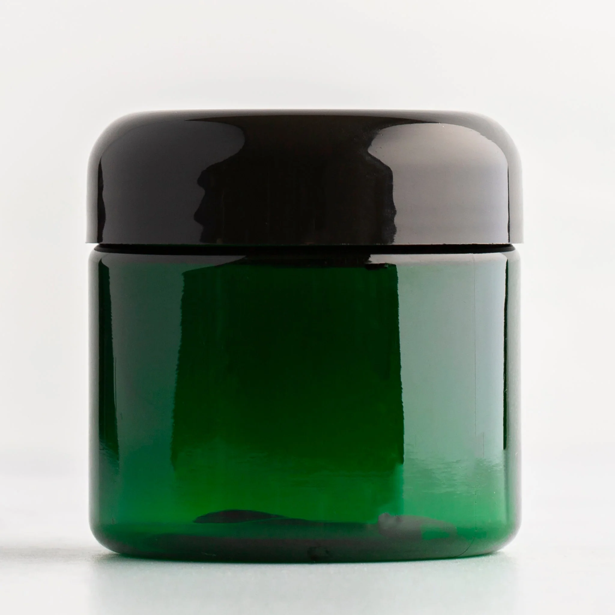2 oz Green Straight Sided Jar with 48-400 Neck - Image 4