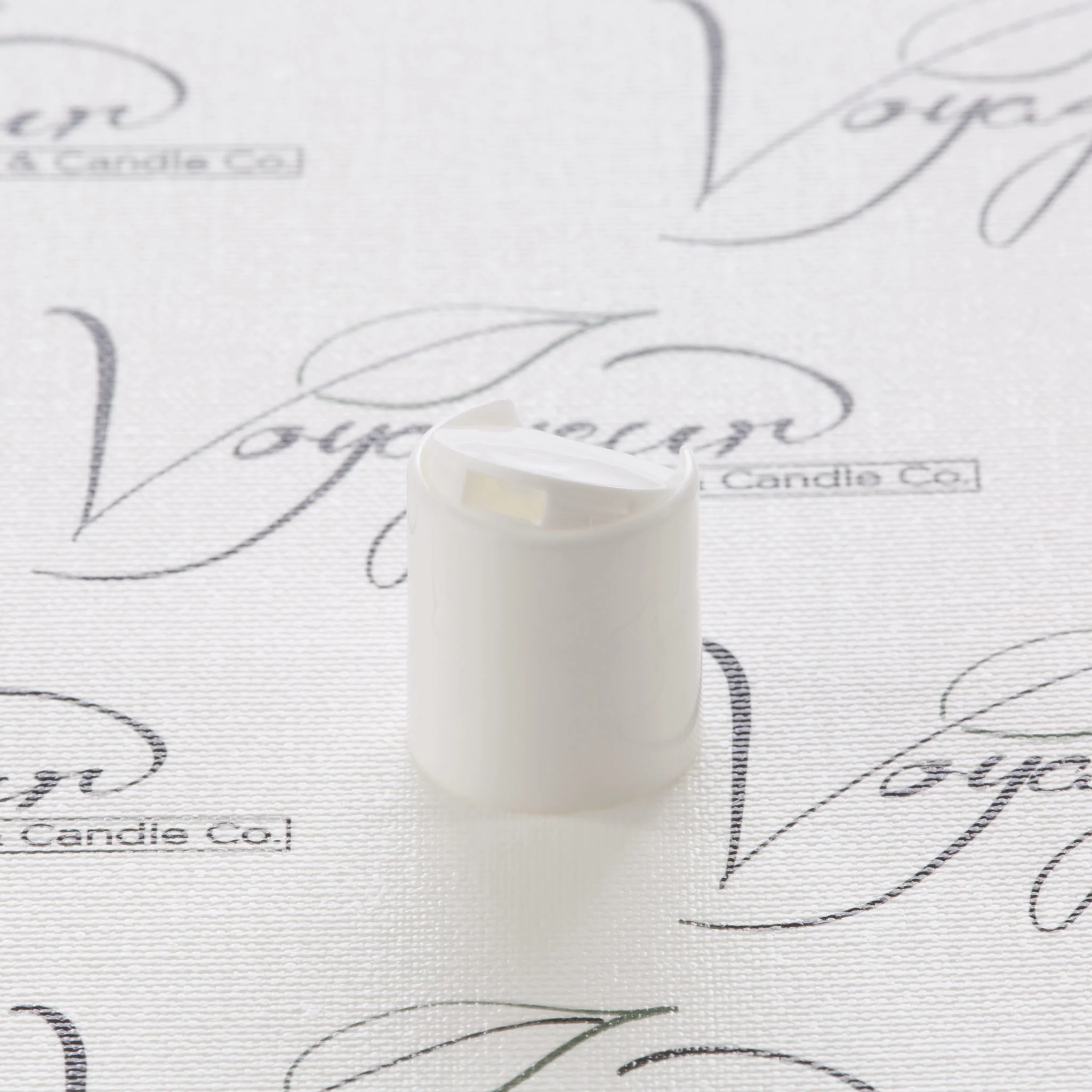 20-410 White Smooth Disc Top Cap - Image 2