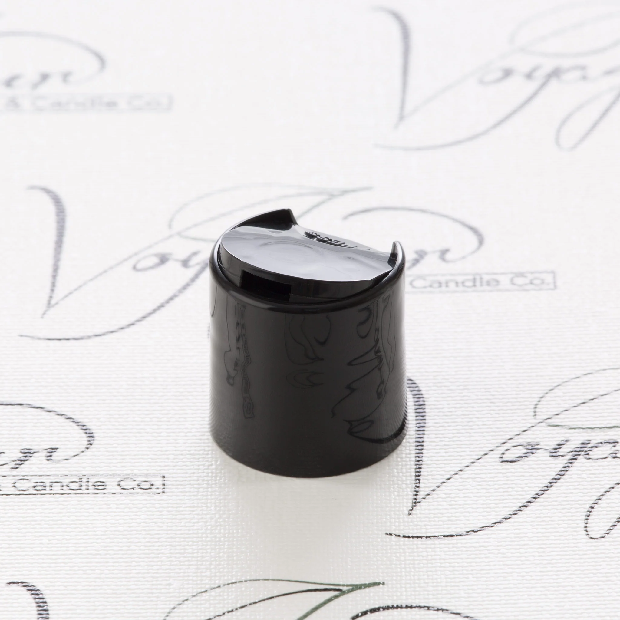 24-410 Black Smooth Disc Top Cap - Image 2