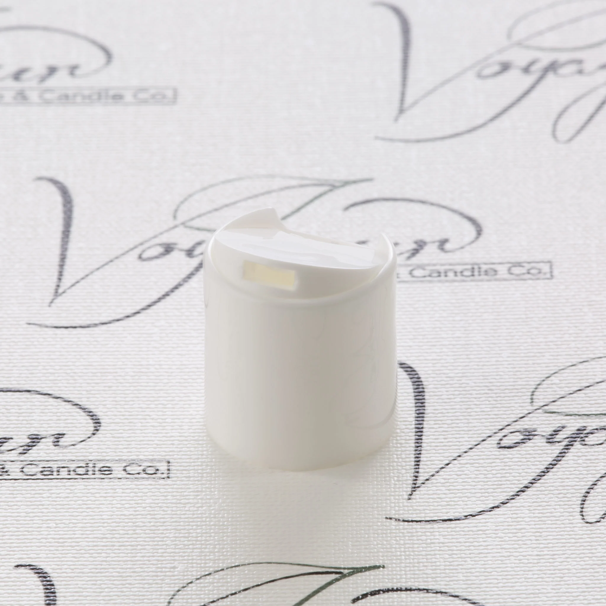 24-410 White Smooth Disc Top Cap - Image 2