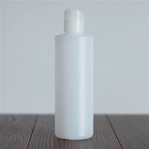 250 ml Natural HDPE Cylinder with 24-410 Neck - Image 3