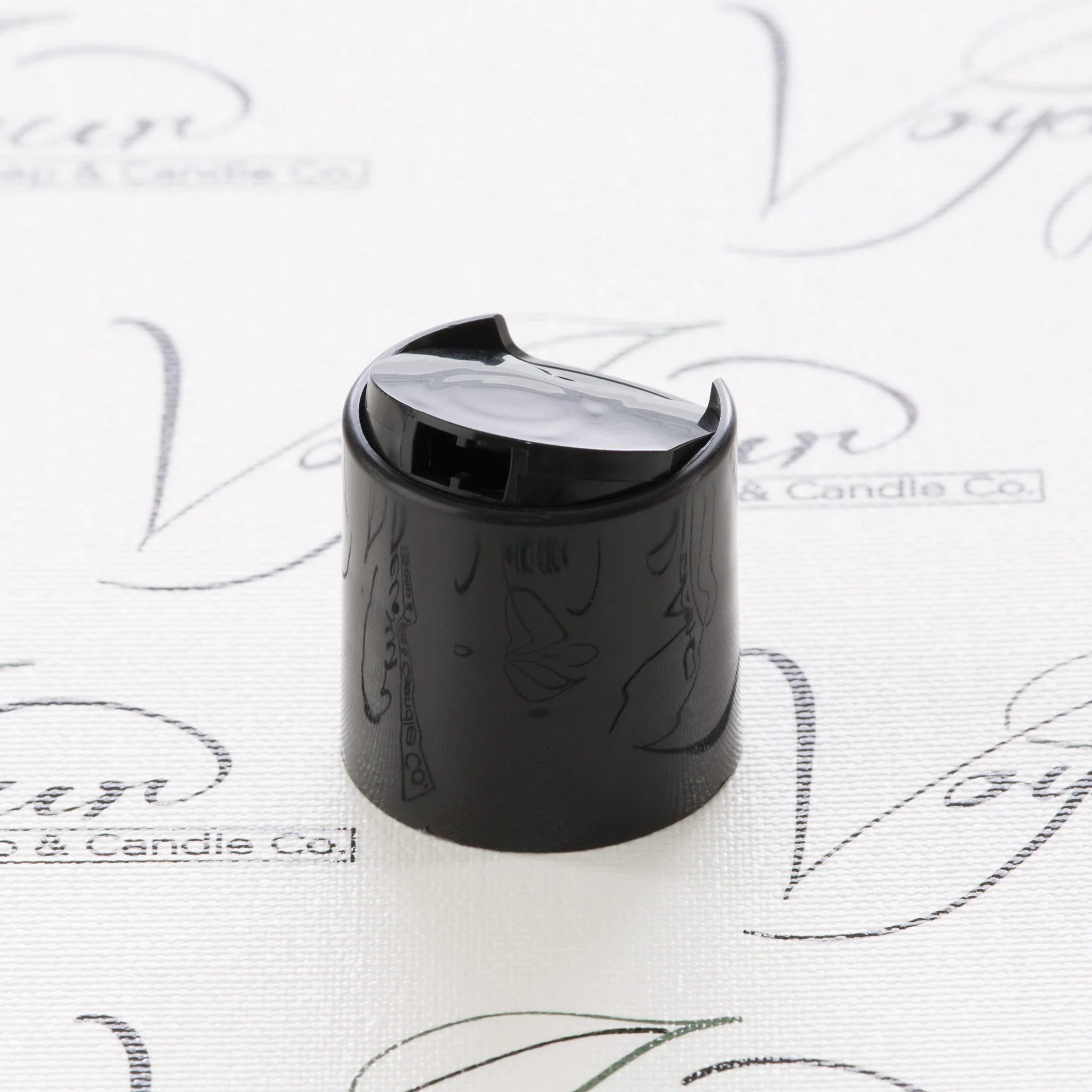 28-410 Black Smooth Disc Top Cap - Image 2
