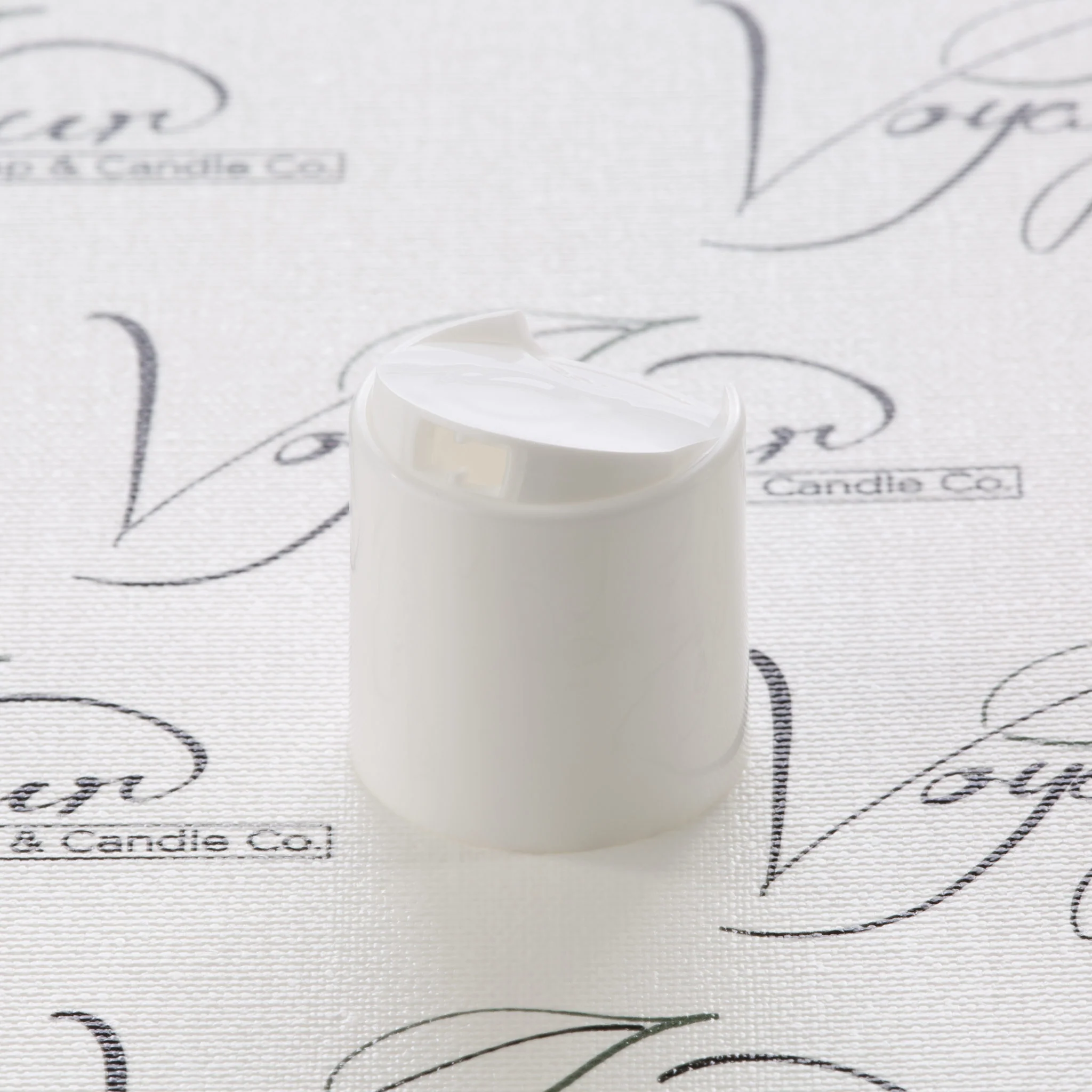 28-410 White Smooth Disc Top Cap - Image 2