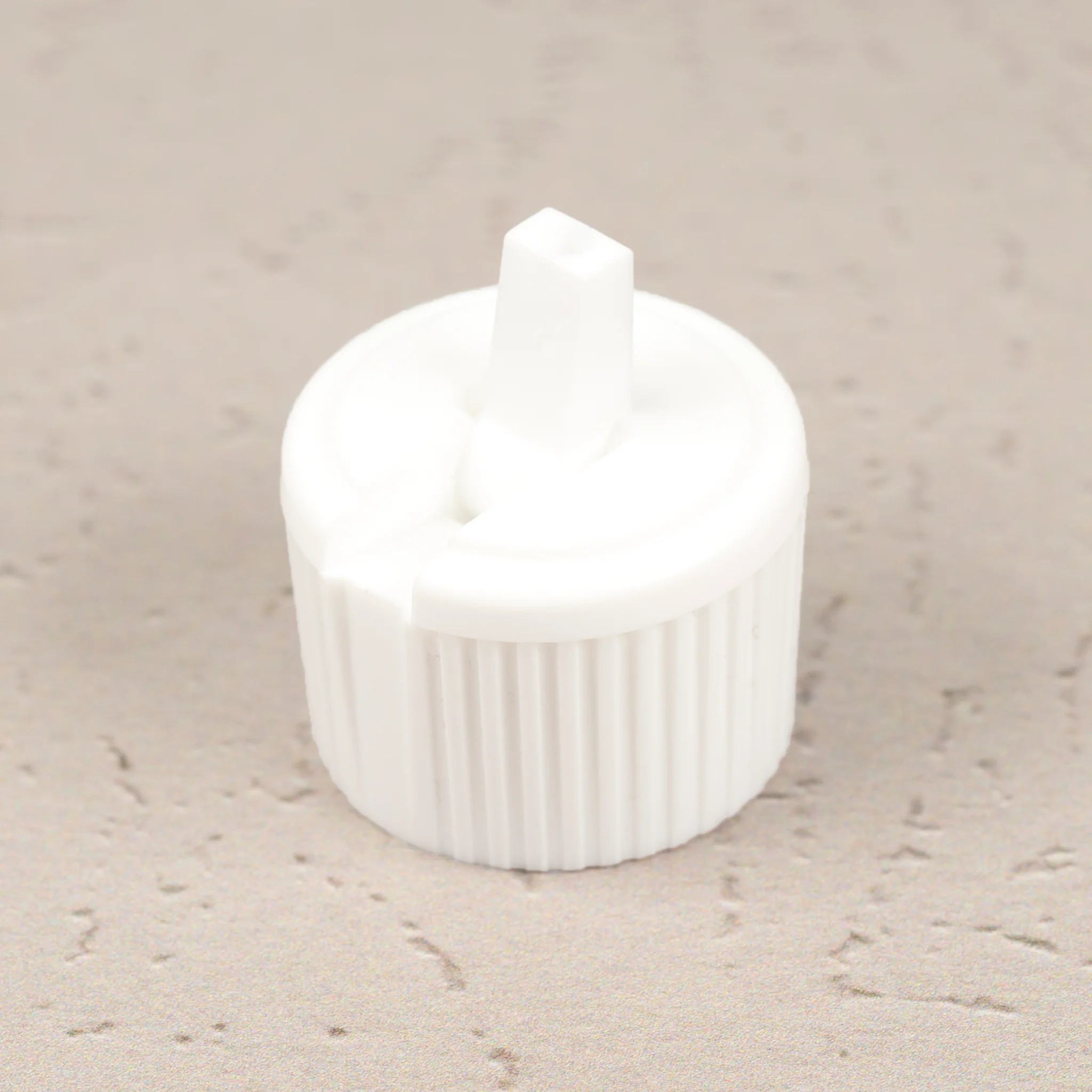28-410 White Spout Top Cap