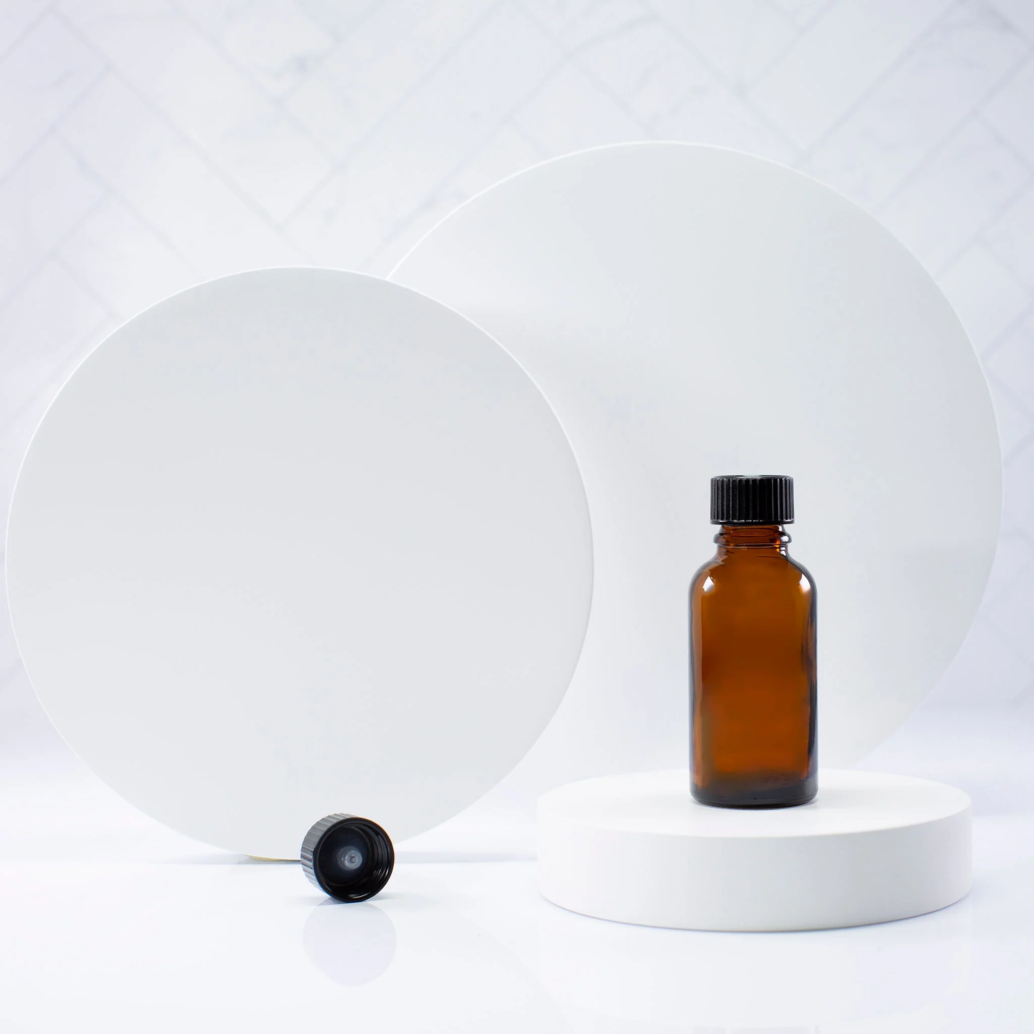30 ml Amber Glass Essential Oil Bottle with 18-400 Neck - Image 8