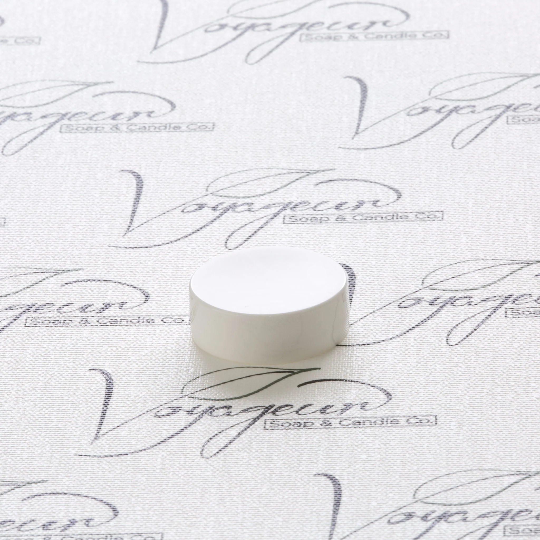 33-400 White Flat Gloss Smooth Cap - Image 2