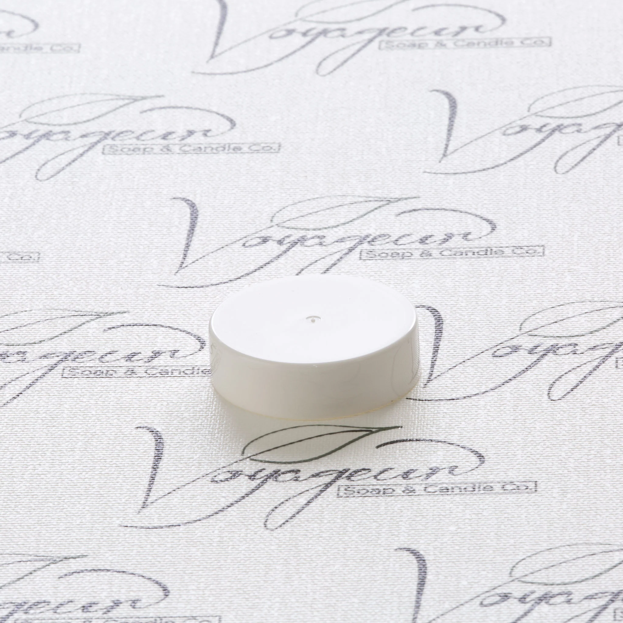 38-400 White Flat Gloss Smooth Cap with F217 Liner - Image 2