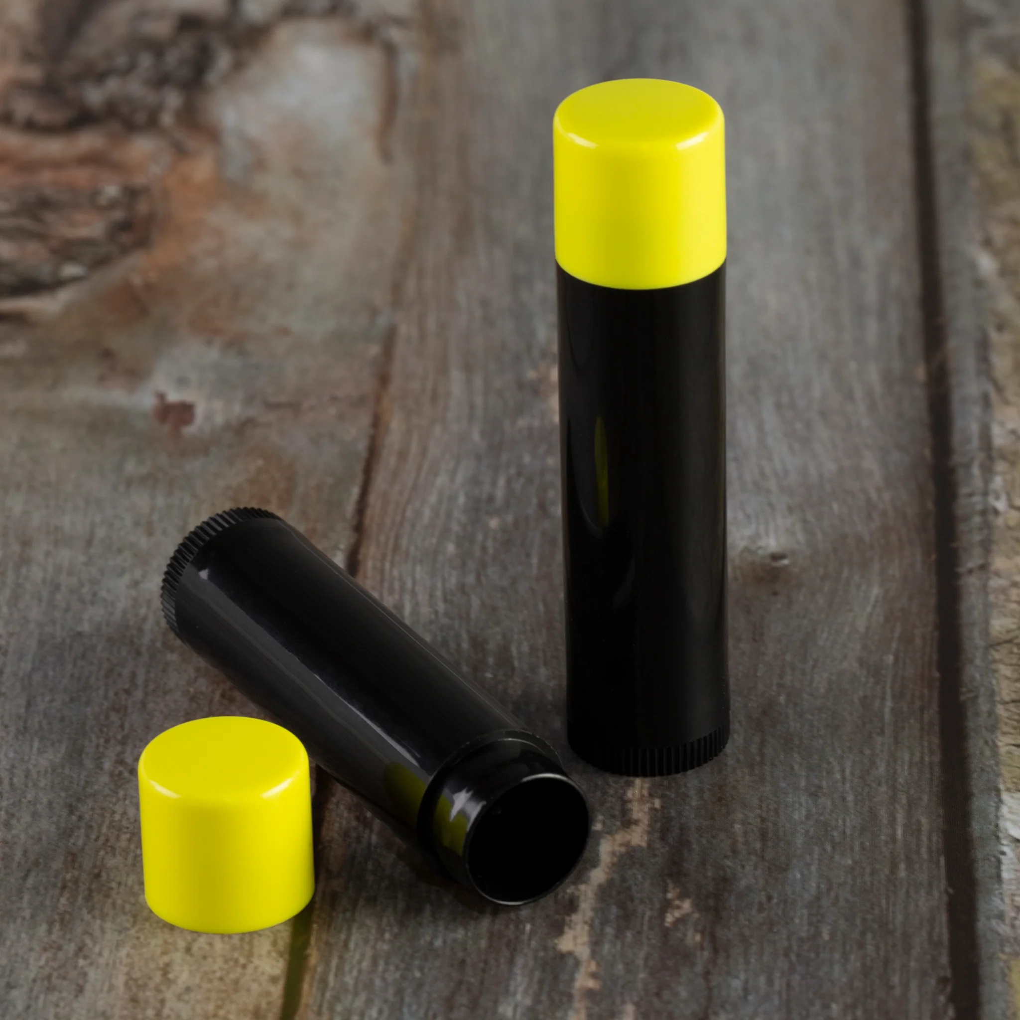 4.5 ml / 0.15 oz Black Lip Balm Tube with Cap - Image 3