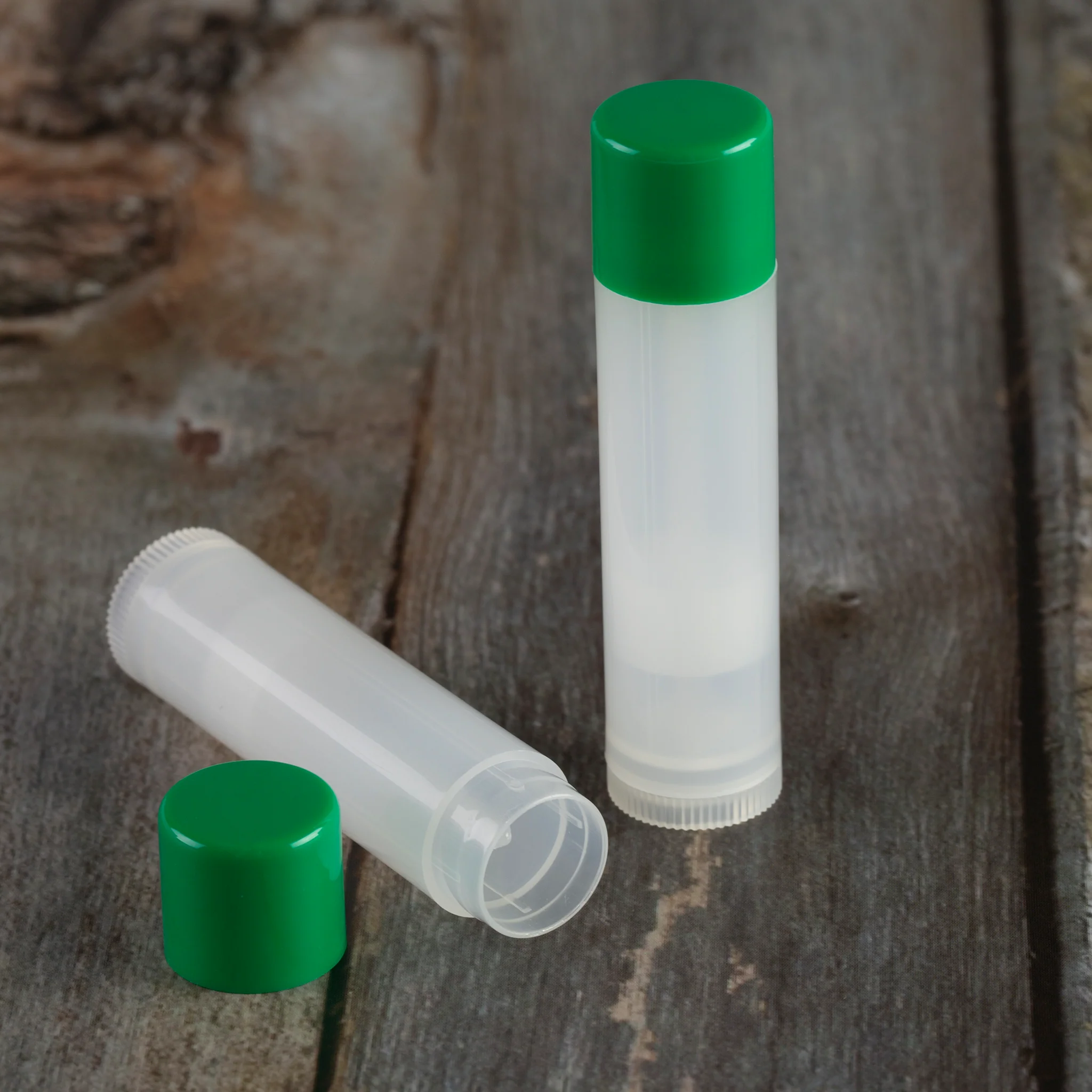 4.5 ml / 0.15 oz Natural Lip Balm Tube with Cap - Image 3