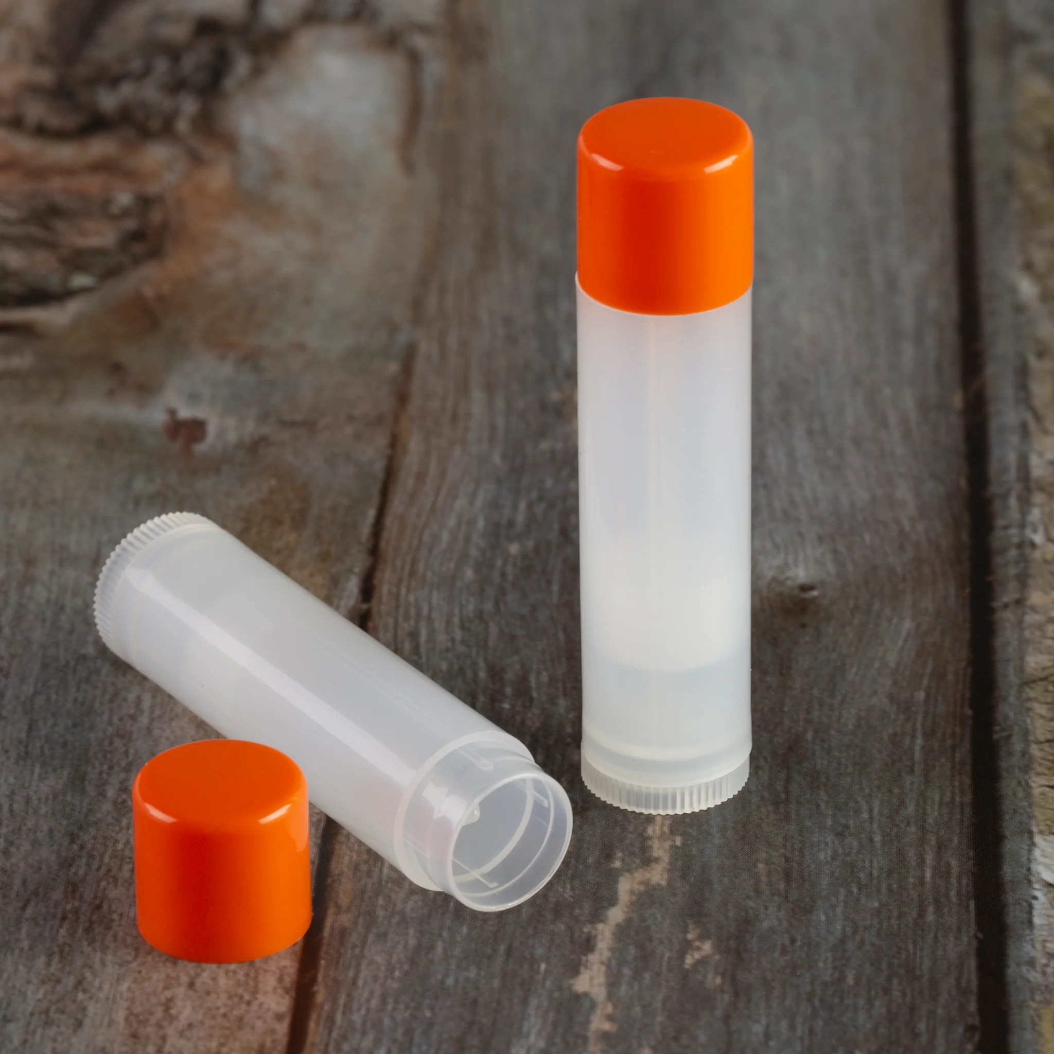 4.5 ml / 0.15 oz Natural Lip Balm Tube with Cap - Image 4