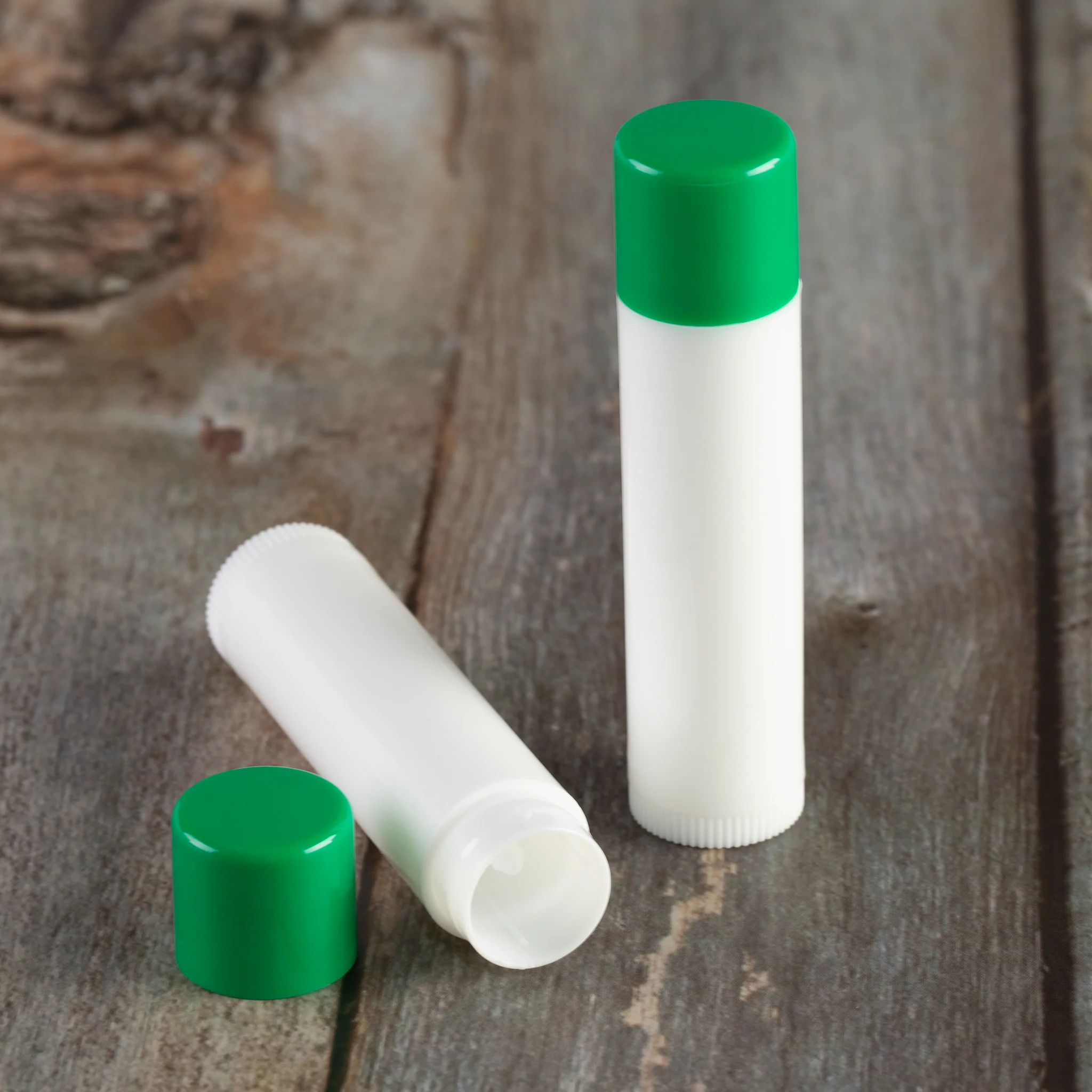 4.5 ml / 0.15 oz White Lip Balm Tube with Cap - Image 6