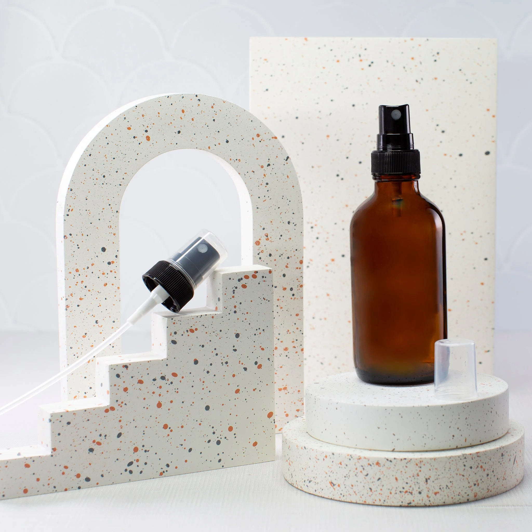 4 oz Amber Glass Bottle with 22-400 Neck - Image 12