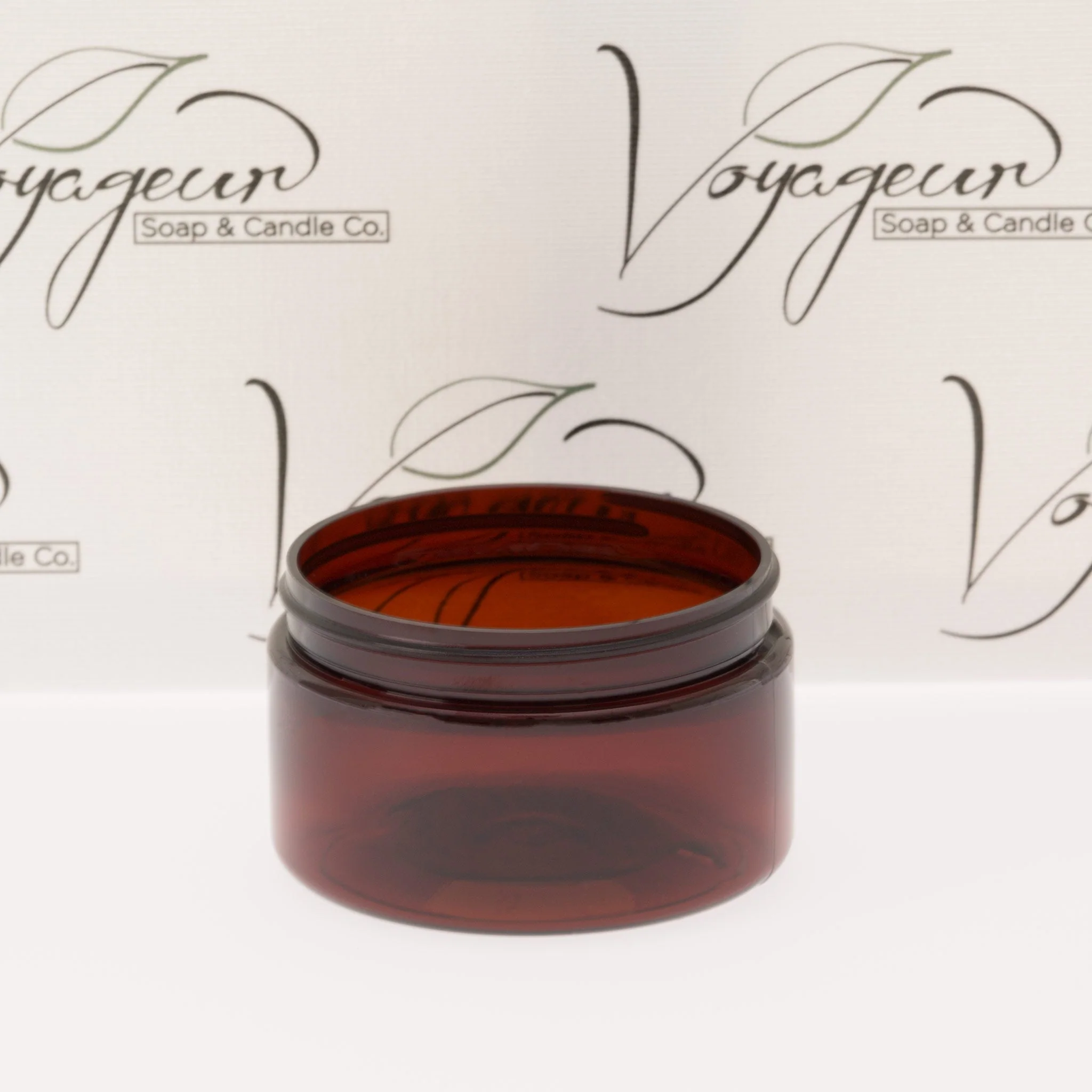 4 oz Amber Shallow Jar with 70-400 Neck