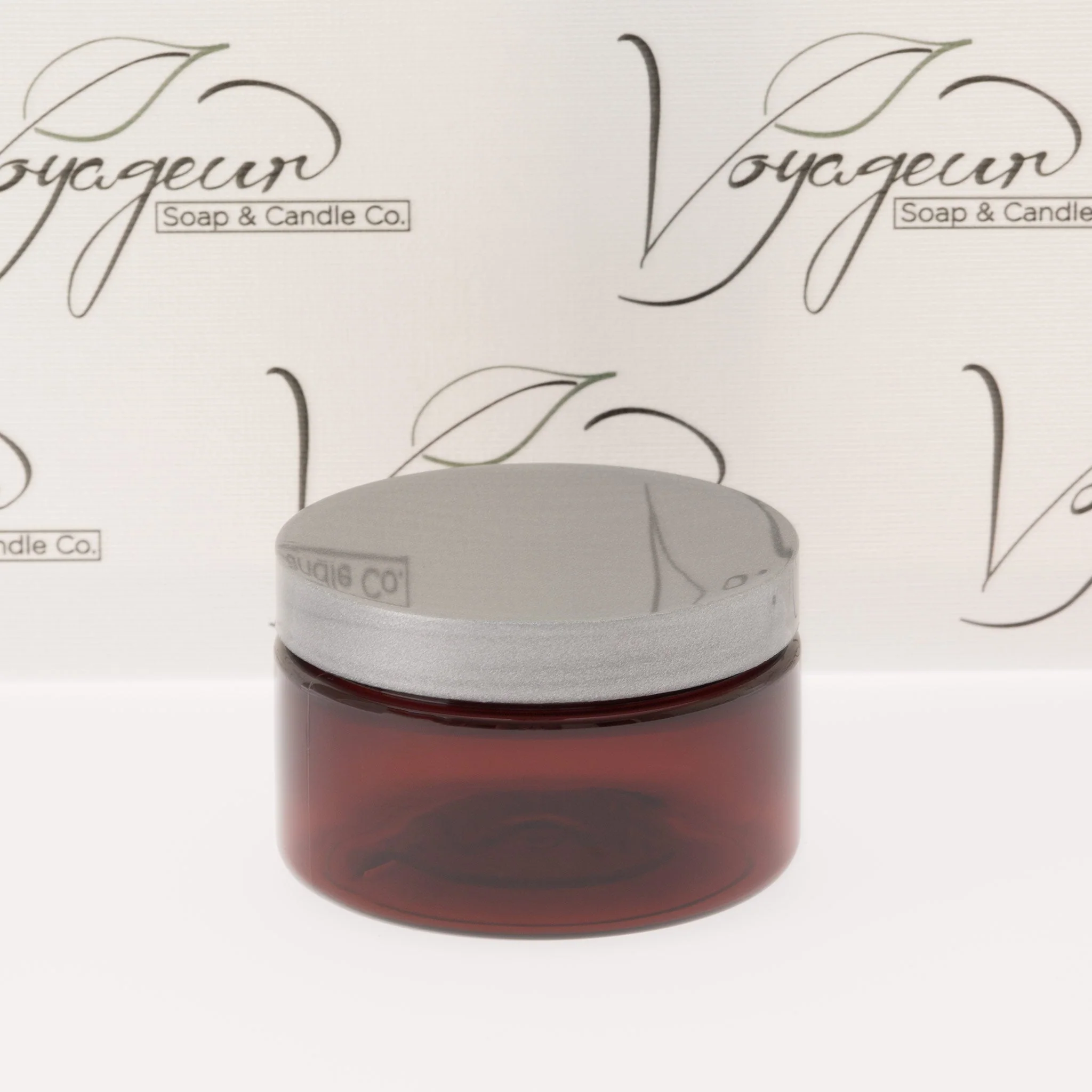 4 oz Amber Shallow Jar with 70-400 Neck - Image 7
