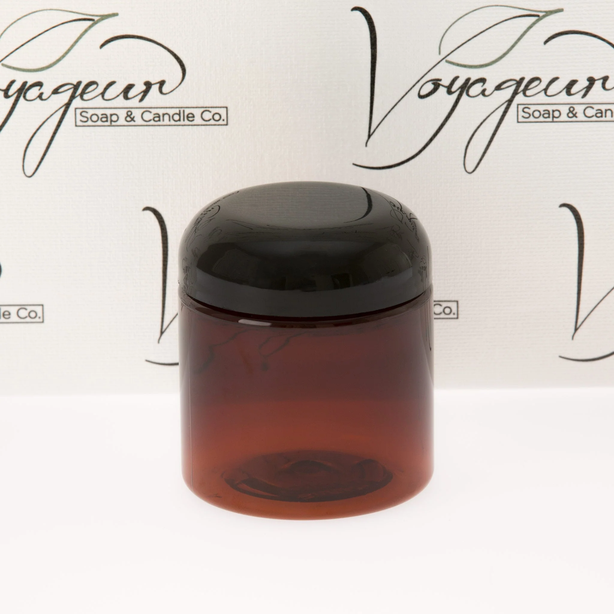 4 oz Amber Straight Sided Jar with 58-400 Neck - Image 8