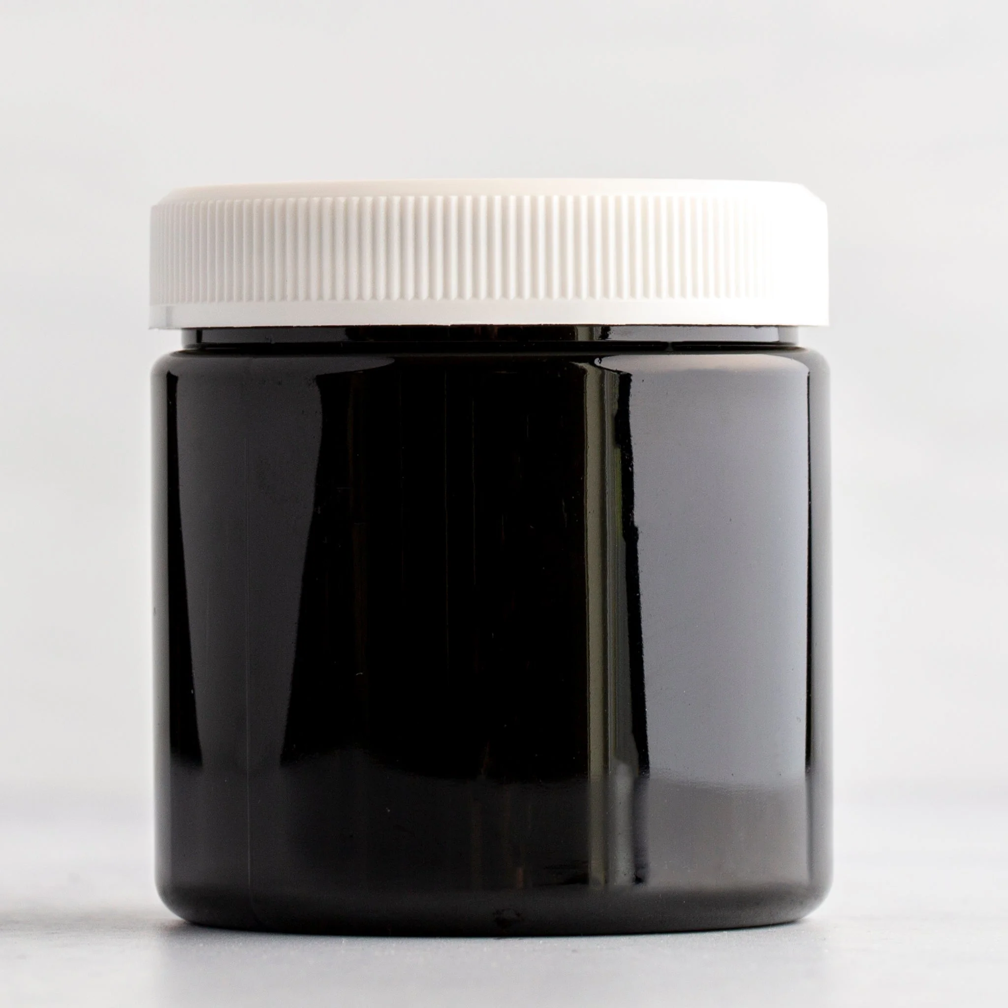4 oz Black Straight Sided Jar with 58-400 Neck - Image 4