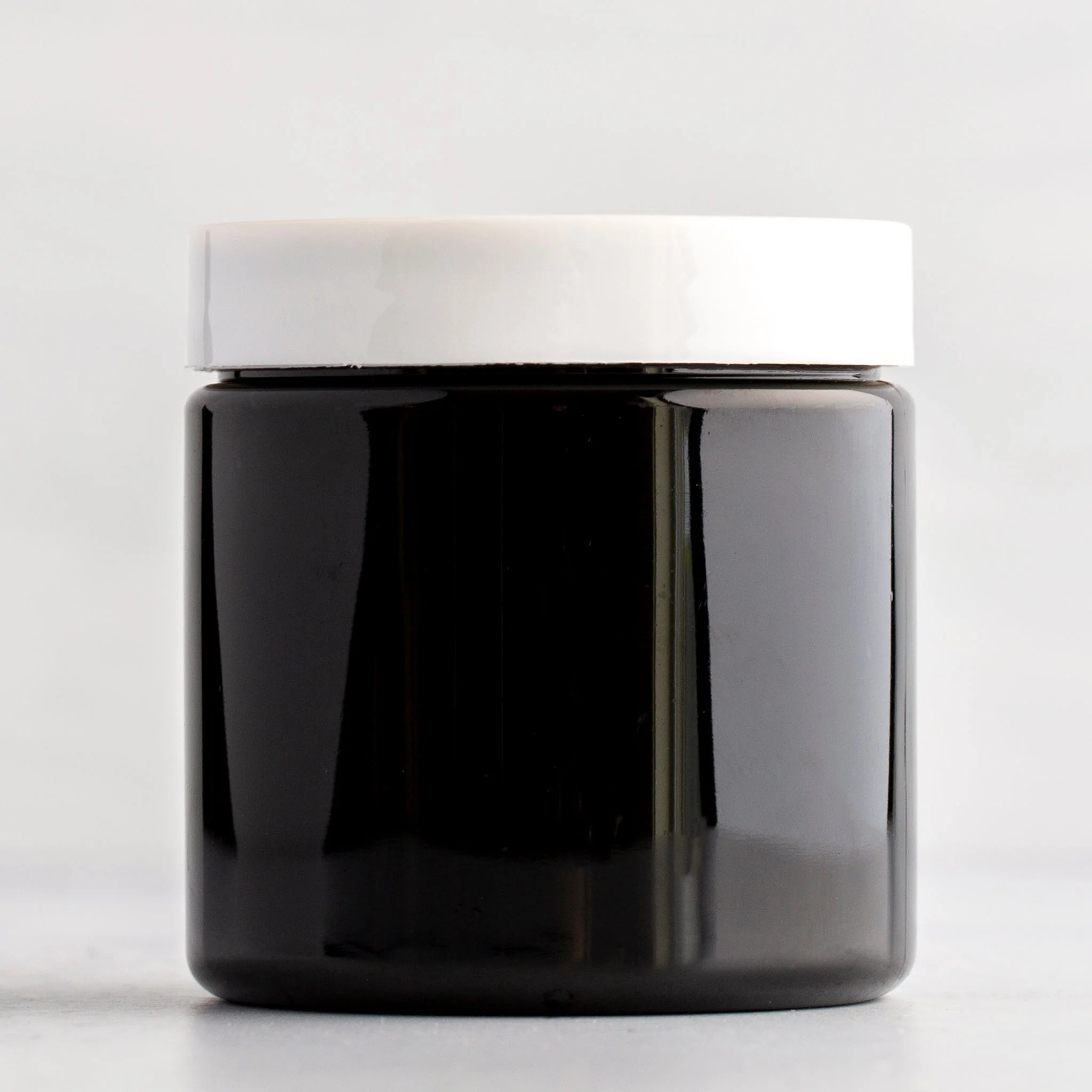 4 oz Black Straight Sided Jar with 58-400 Neck - Image 5