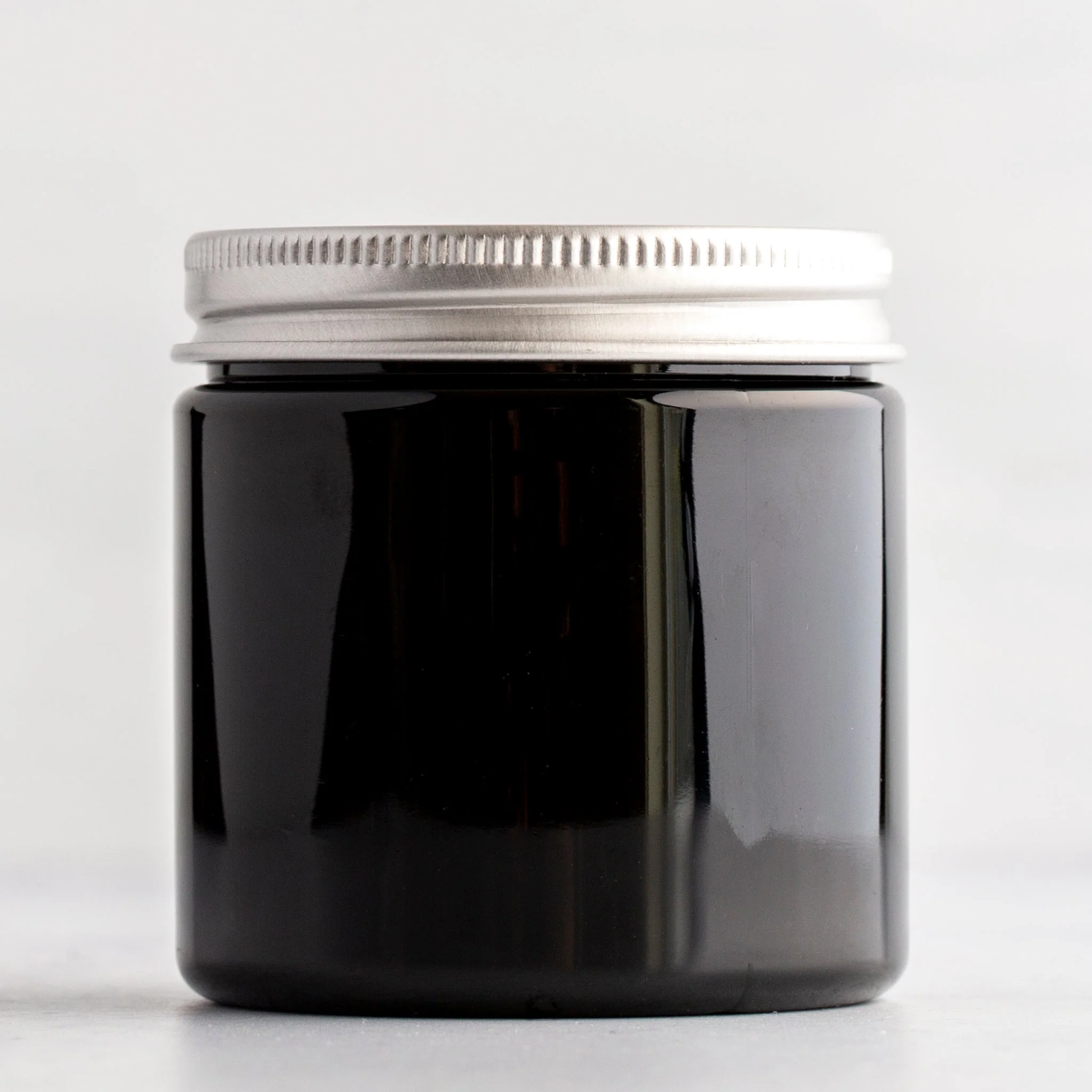 4 oz Black Straight Sided Jar with 58-400 Neck - Image 9