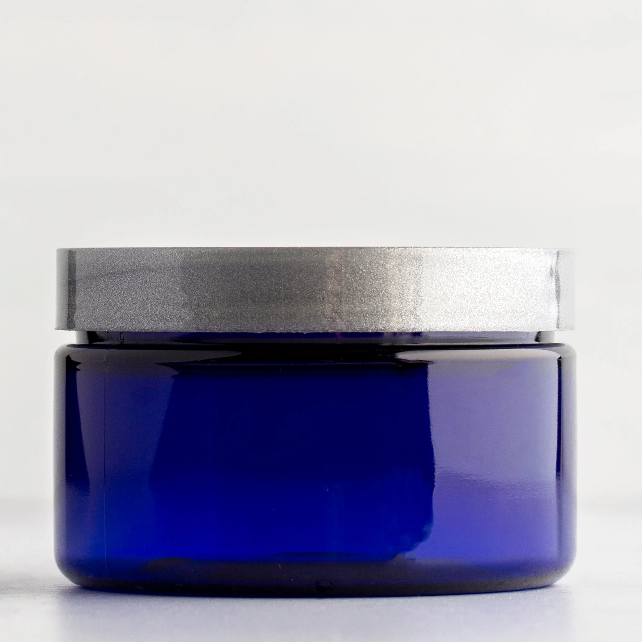 4 oz Blue Shallow Jar with 70-400 Neck - Image 5