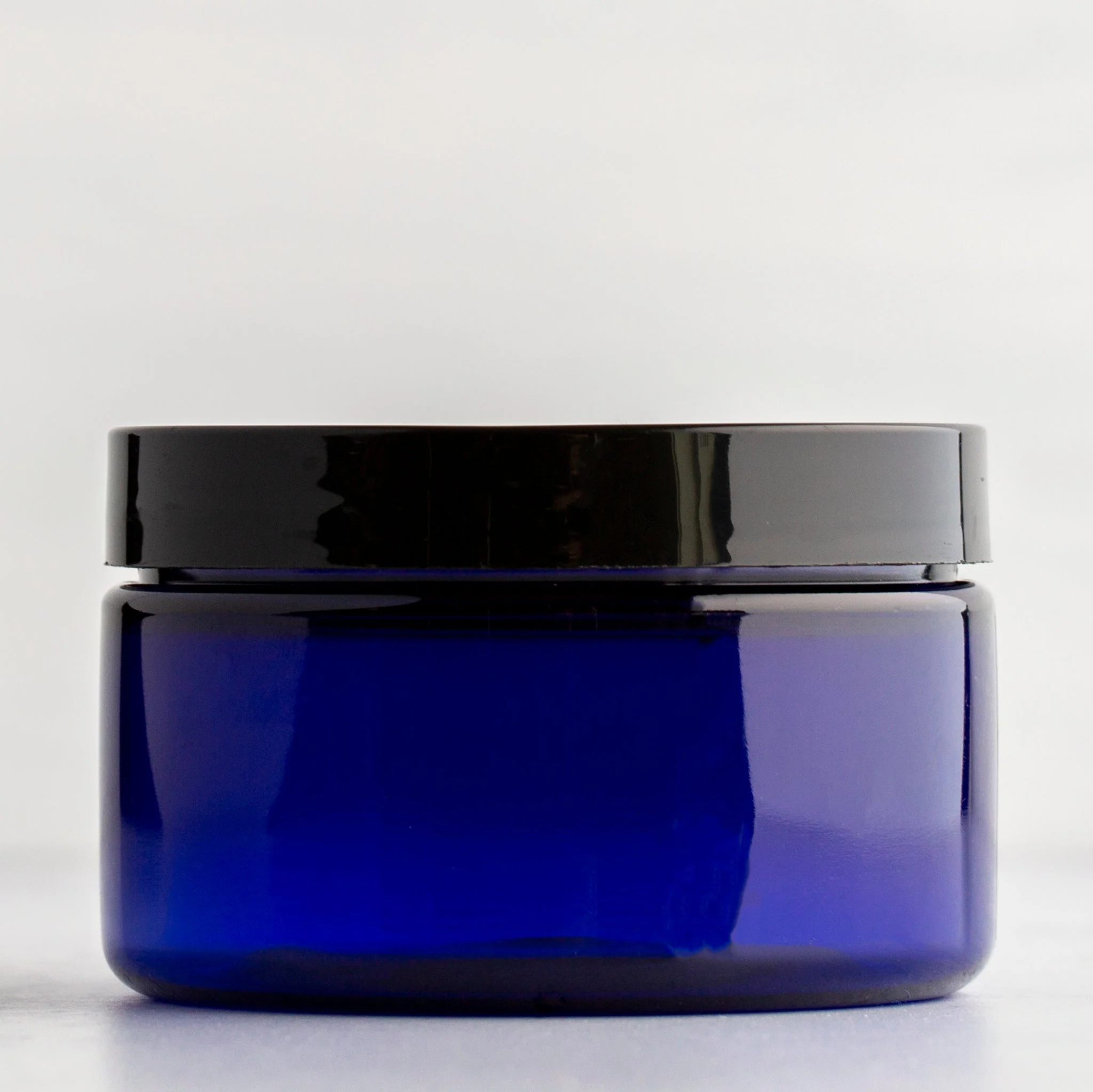 4 oz Blue Shallow Jar with 70-400 Neck - Image 7