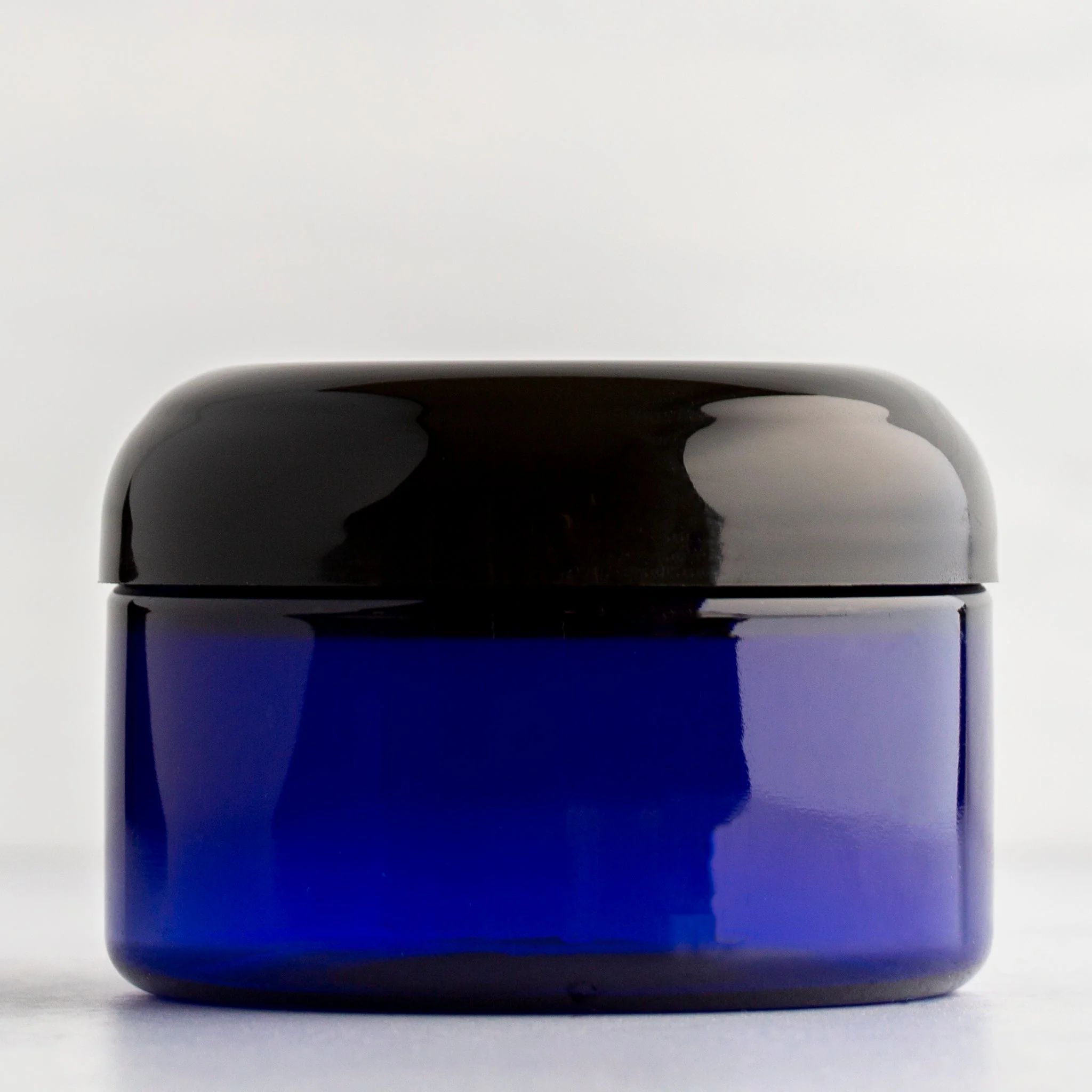 4 oz Blue Shallow Jar with 70-400 Neck - Image 8