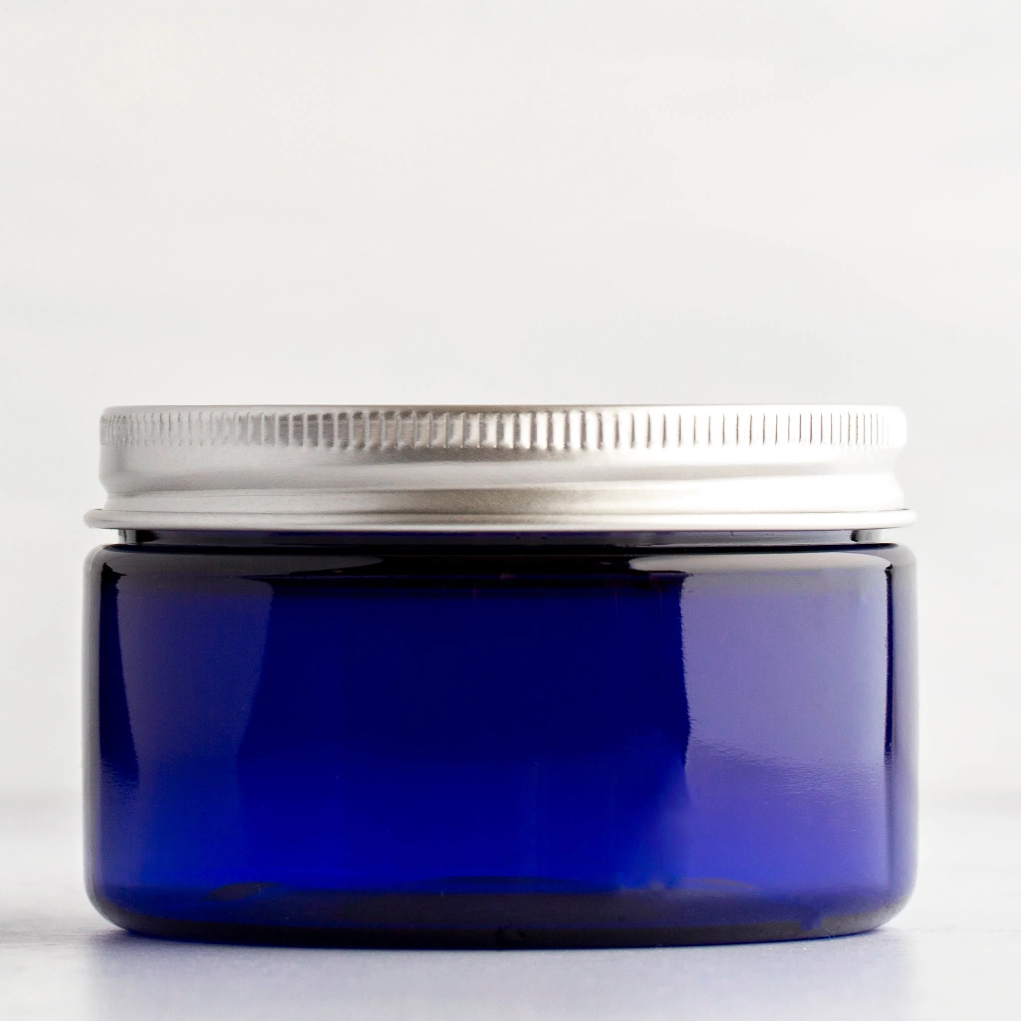 4 oz Blue Shallow Jar with 70-400 Neck - Image 9