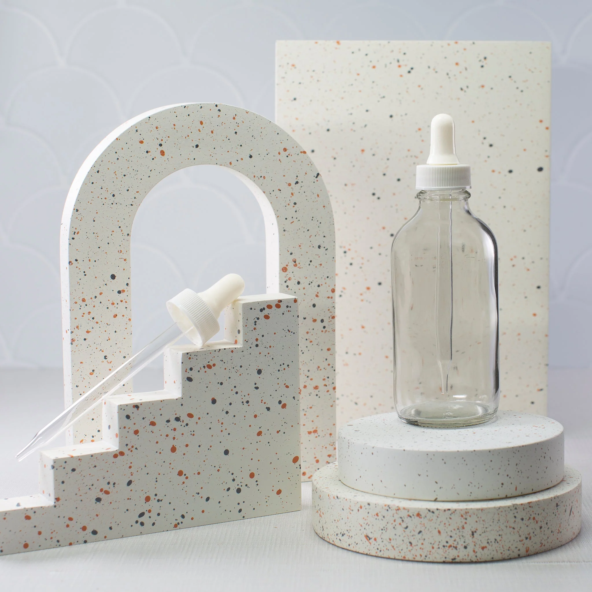 4 oz Clear Glass Bottle with 22-400 Neck - Image 3